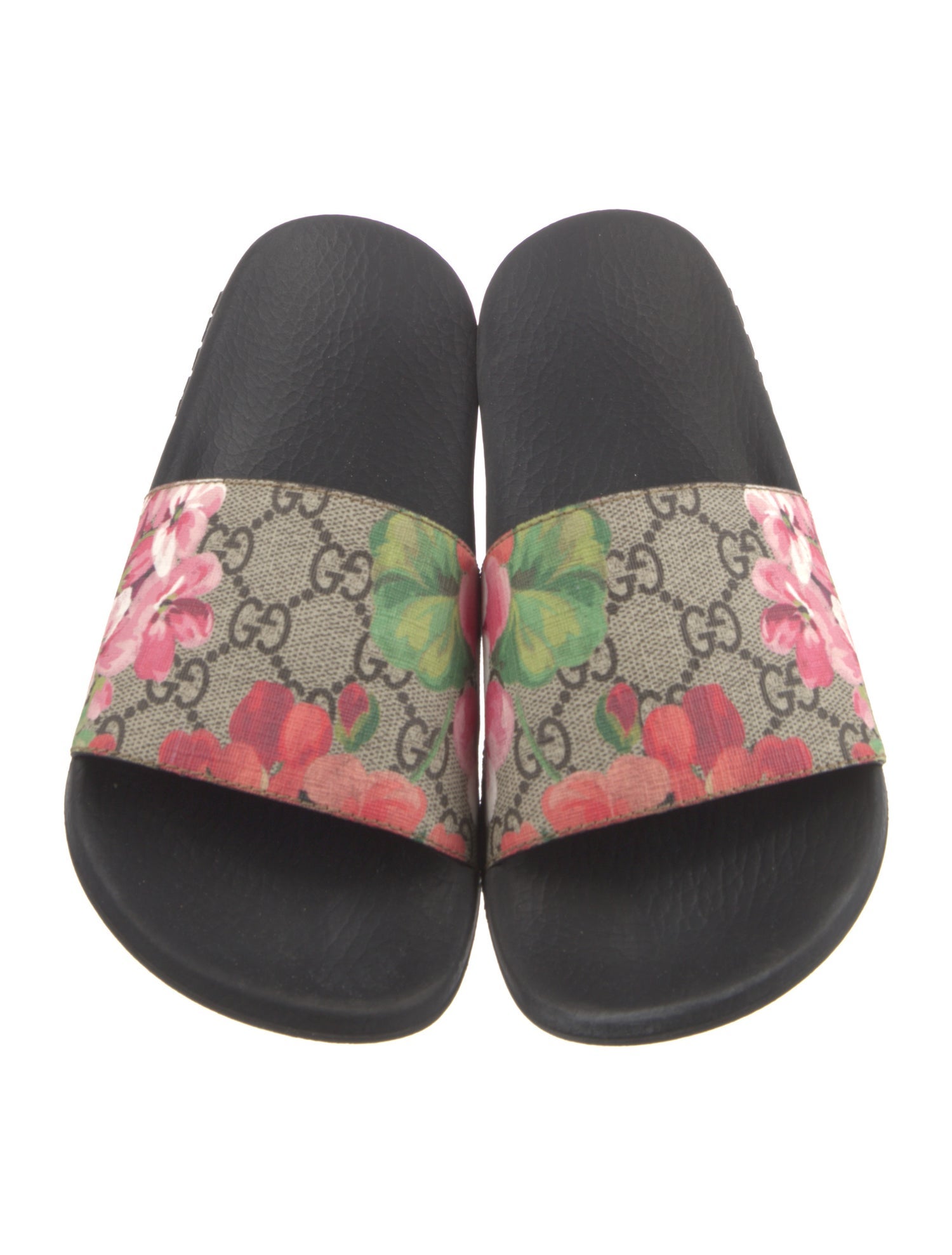 Gucci Blooms Print Slides