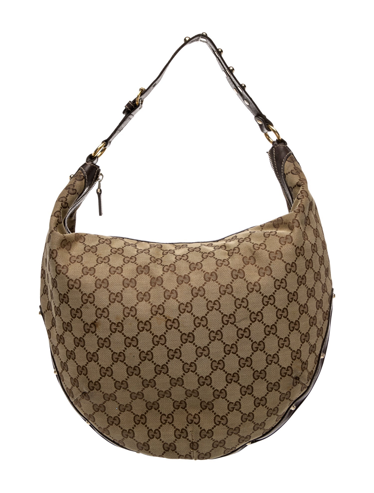 Gucci GG Canvas Biba Hobo Bag