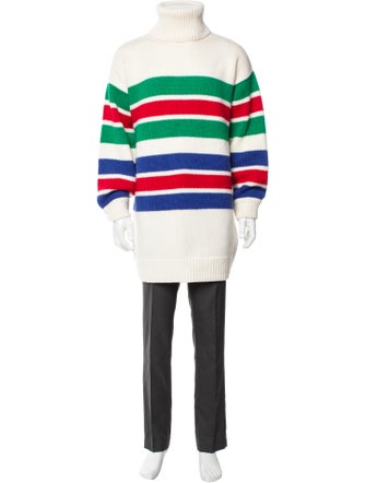 Gucci Web Accent Wool Pullover