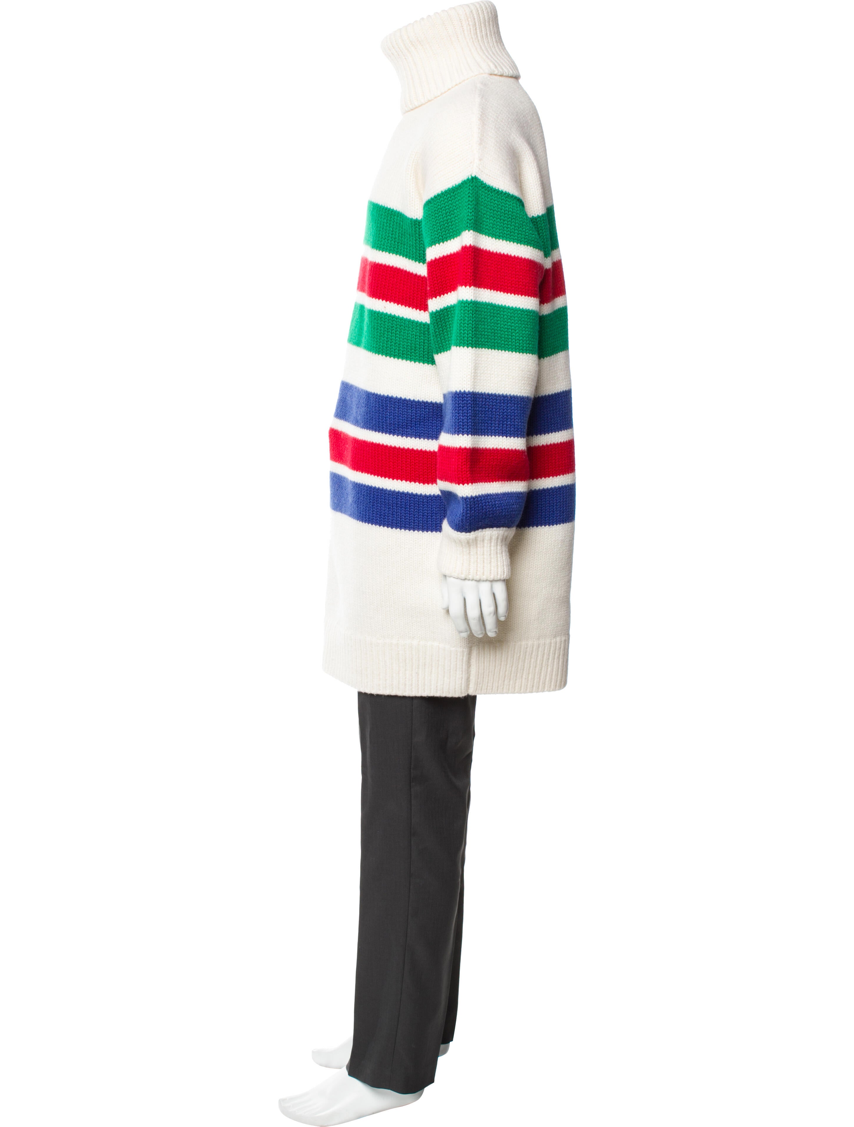 Gucci Web Accent Wool Pullover