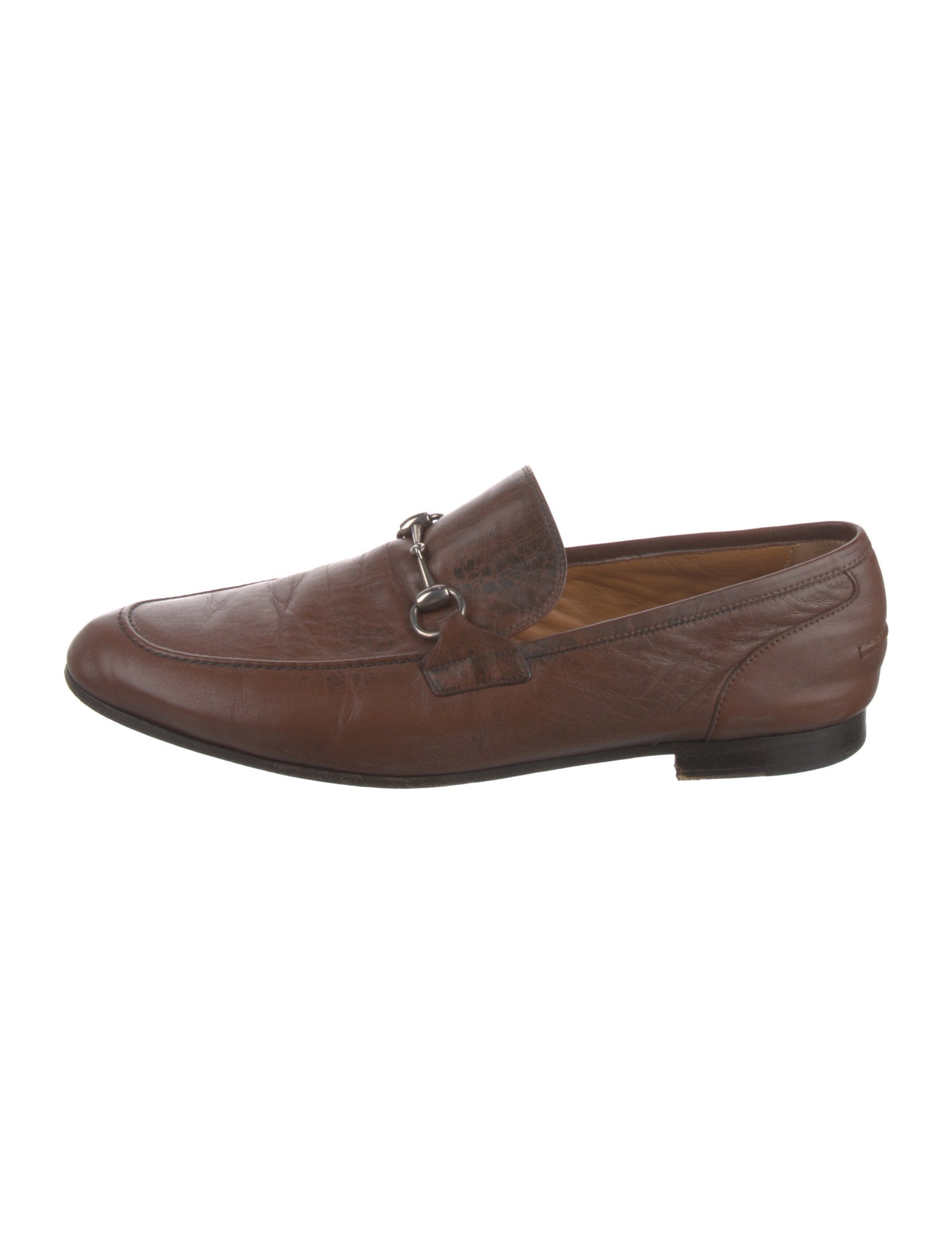 Gucci 1955 Horsebit Accent Leather Loafers