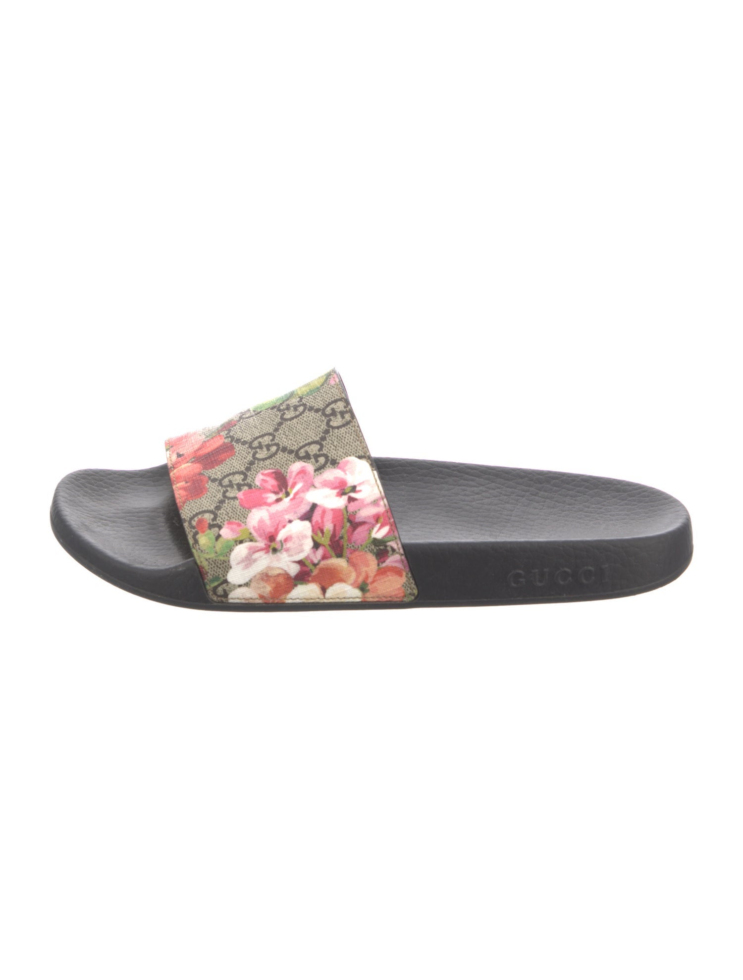 Gucci GG Supreme Rubber Slides