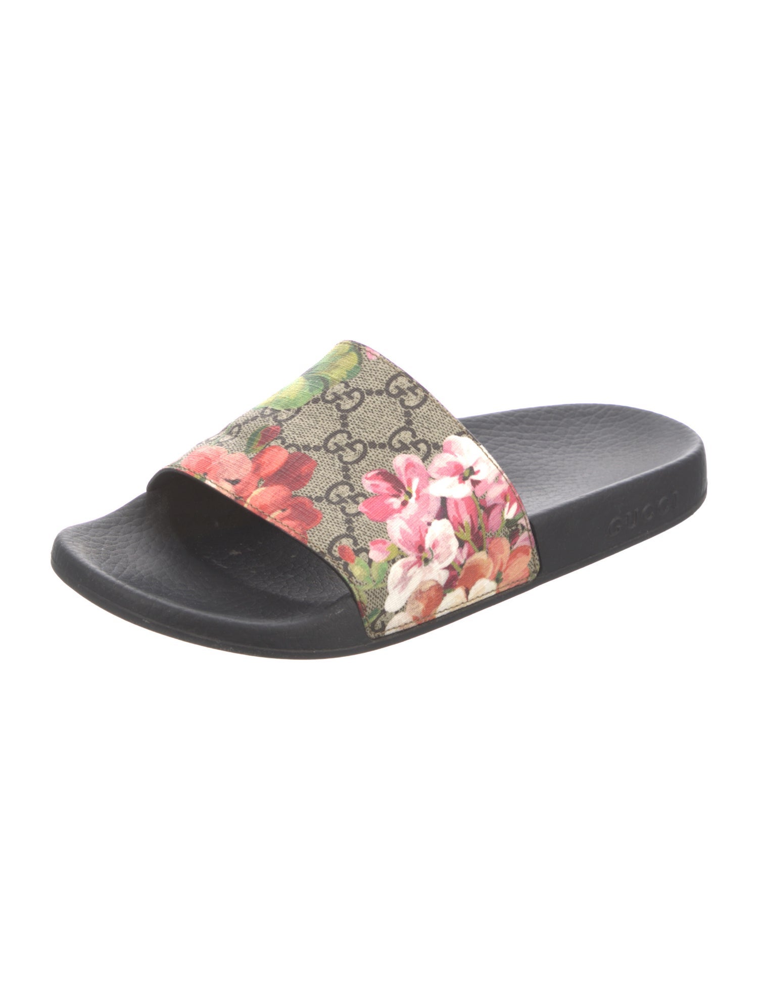 Gucci GG Supreme Rubber Slides