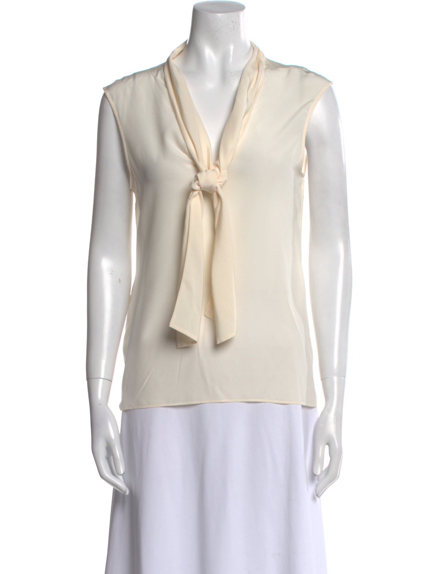 Gucci Silk V-Neck Polo