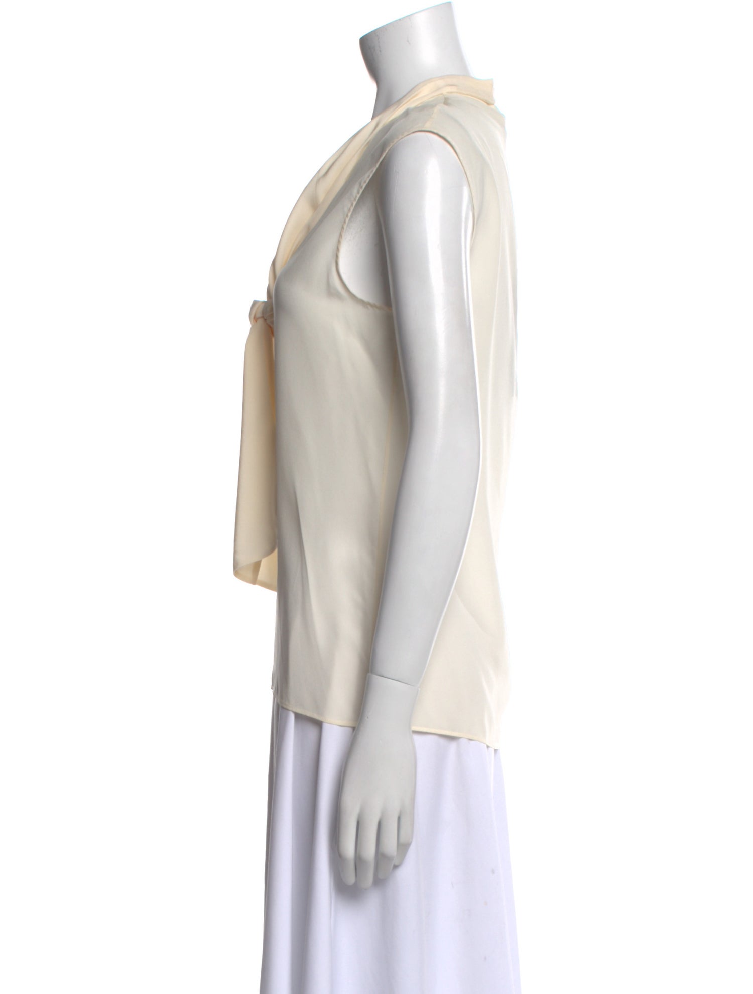 Gucci Silk V-Neck Polo