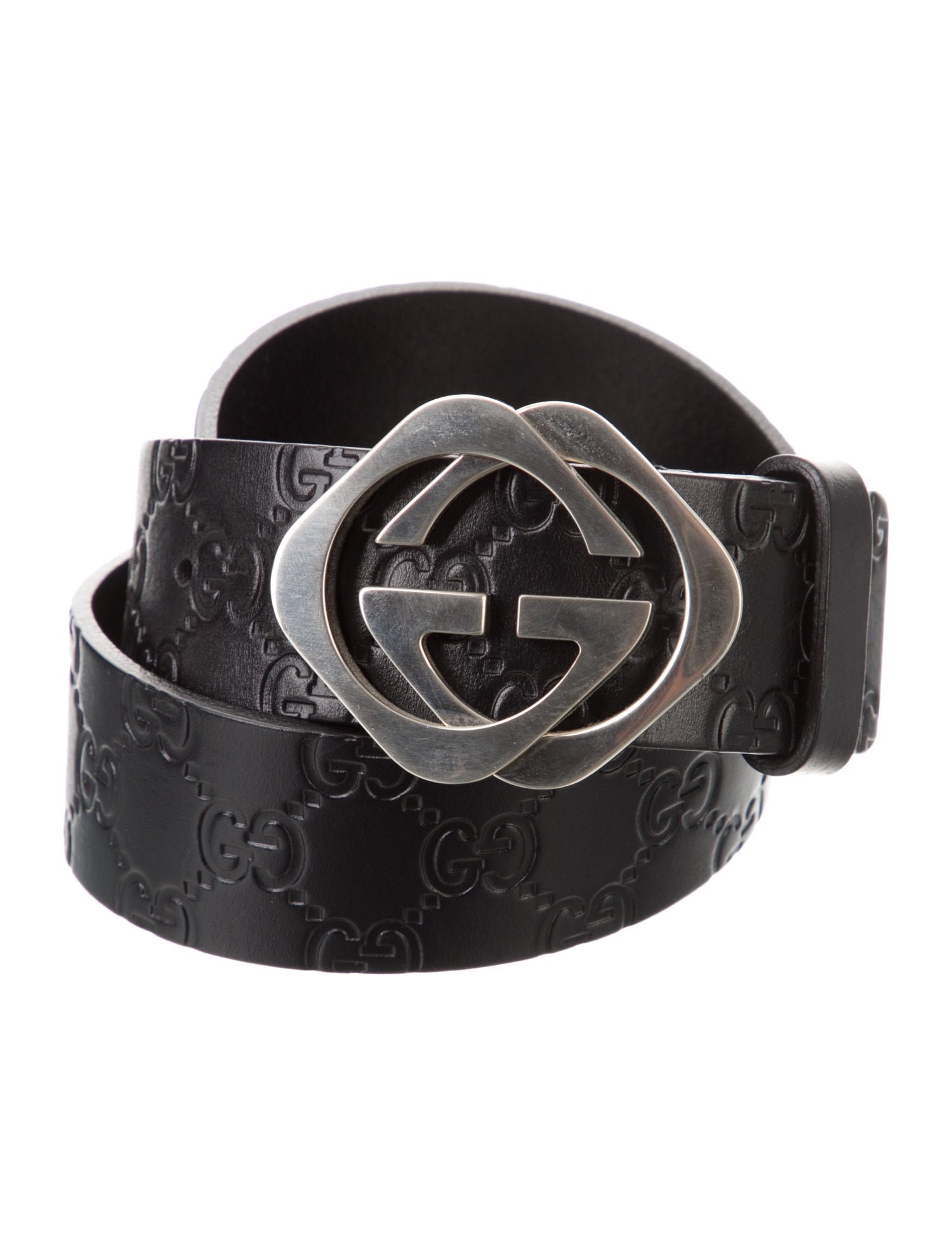 Gucci GG Signature Leather Waist Belt