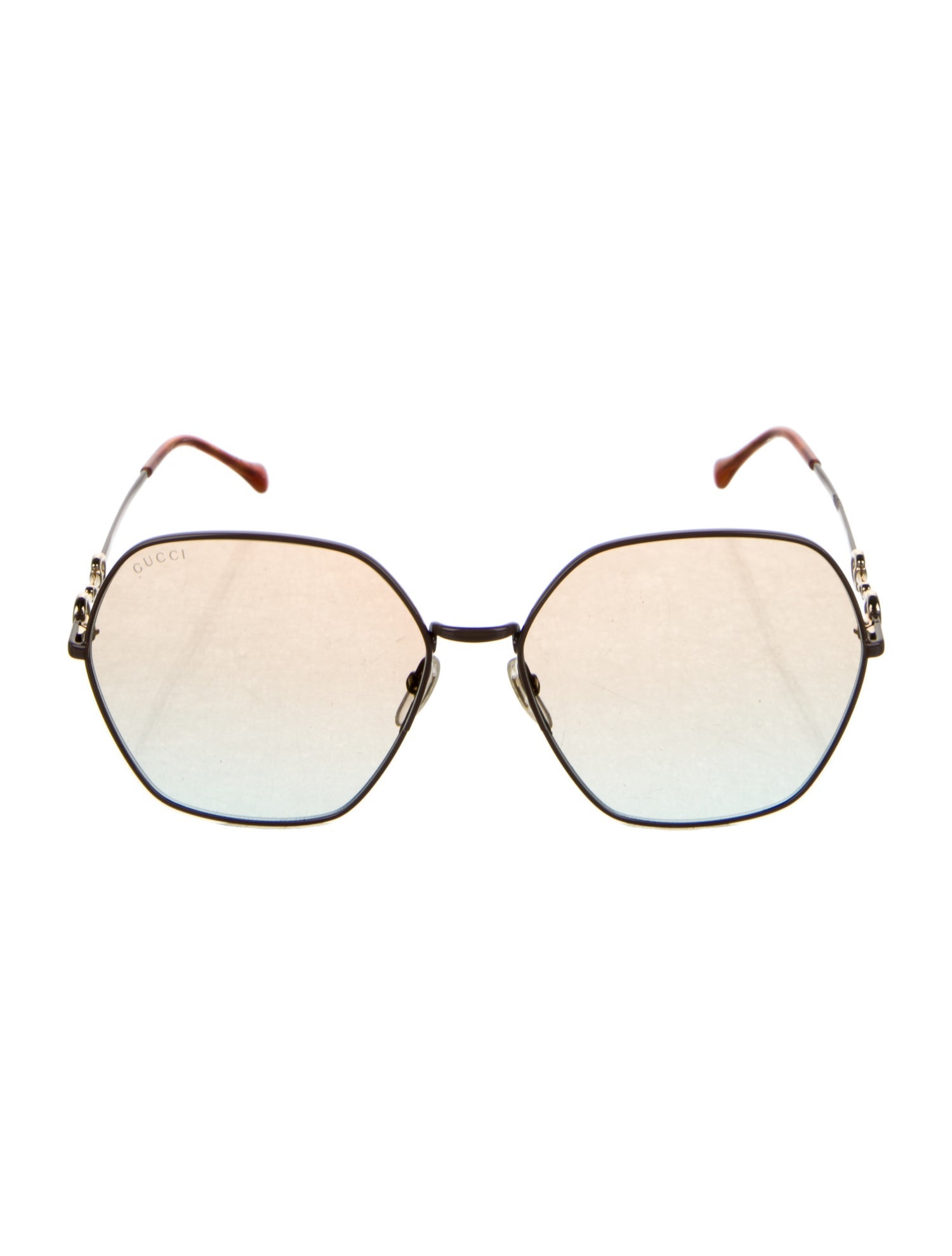 Gucci Horsebit Accent Oversize Sunglasses