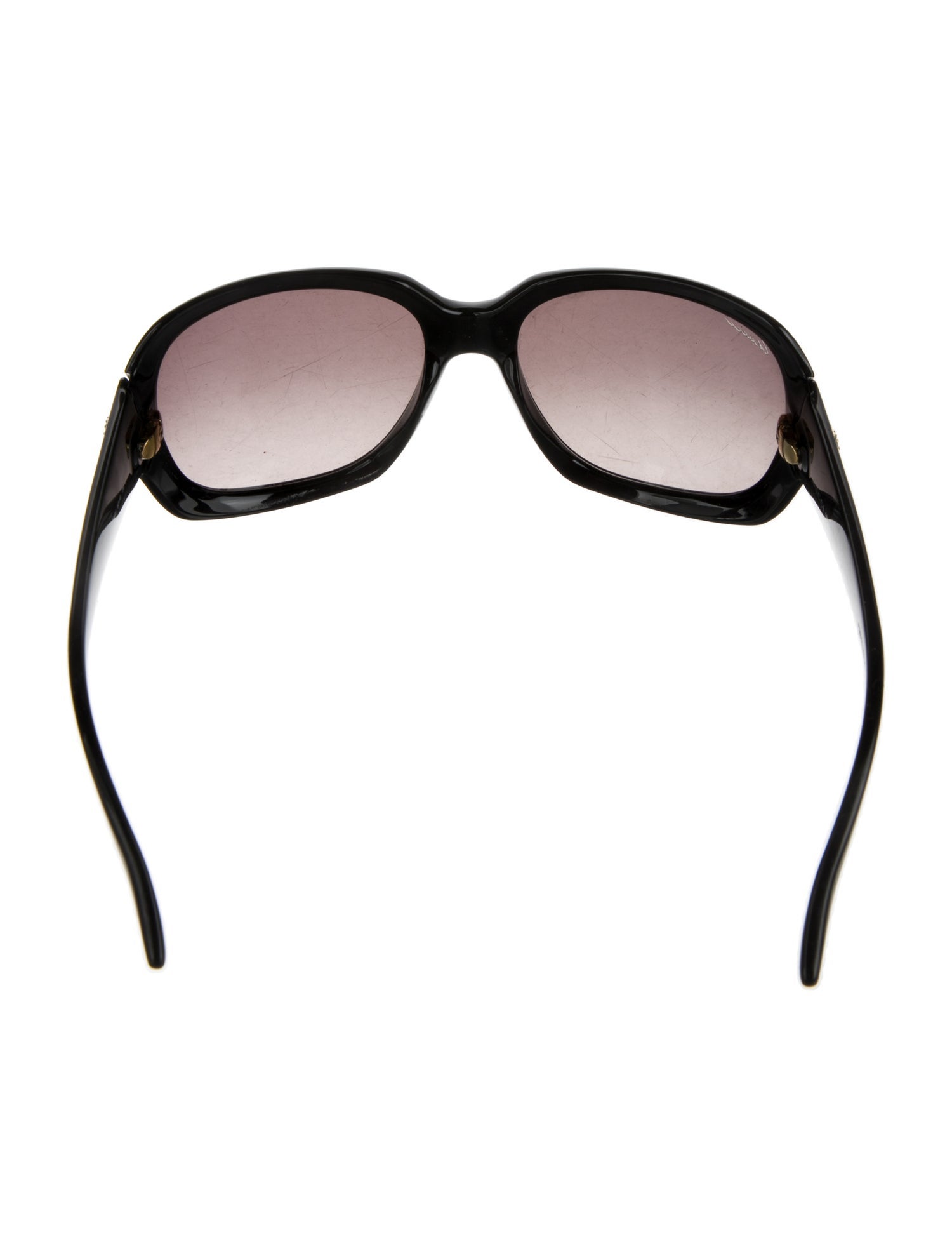 Gucci Microguccissima Pattern Square Sunglasses