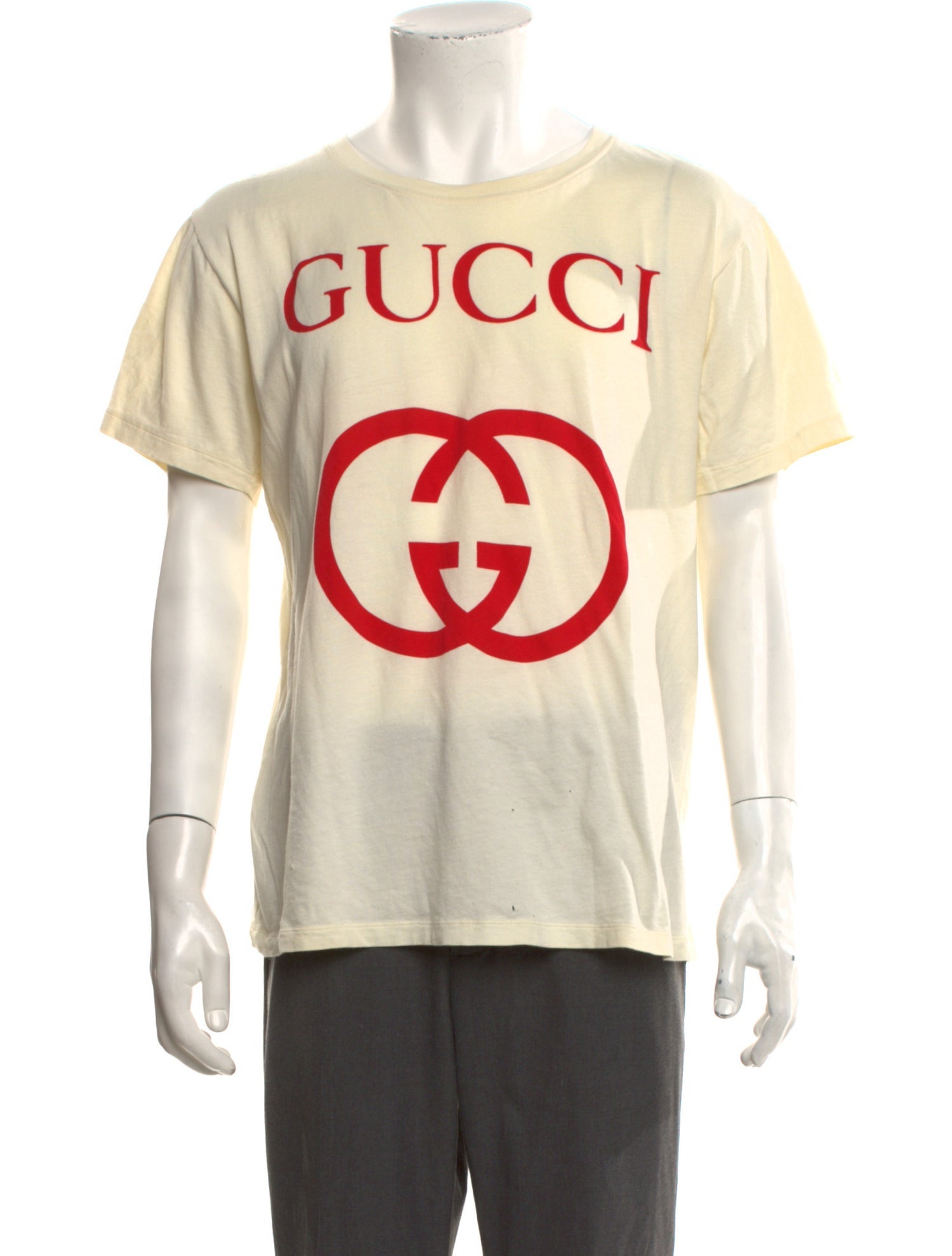 Gucci Interlocking G Logo Crew Neck T-Shirt