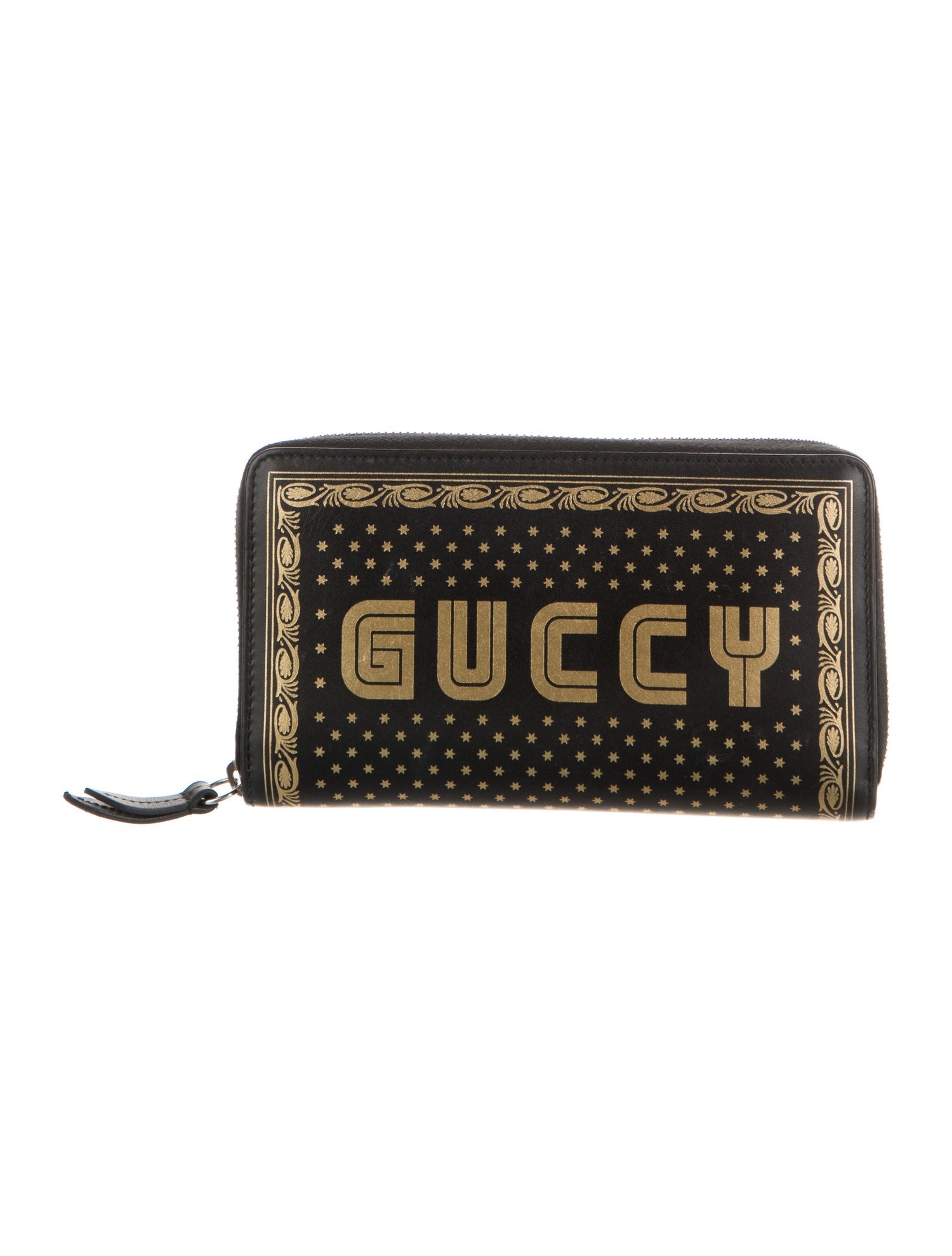 Gucci Leather Printed Continental Wallet