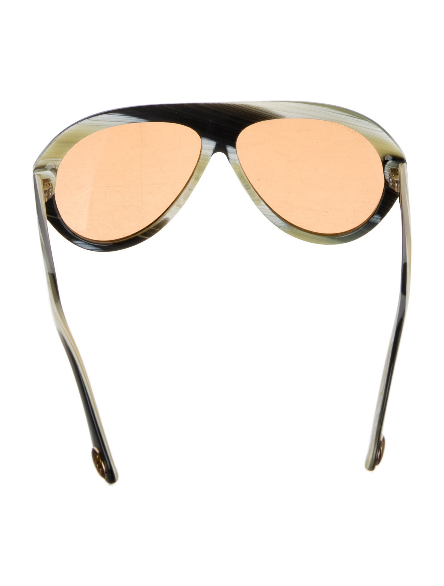 Gucci Web Accent Aviator Sunglasses