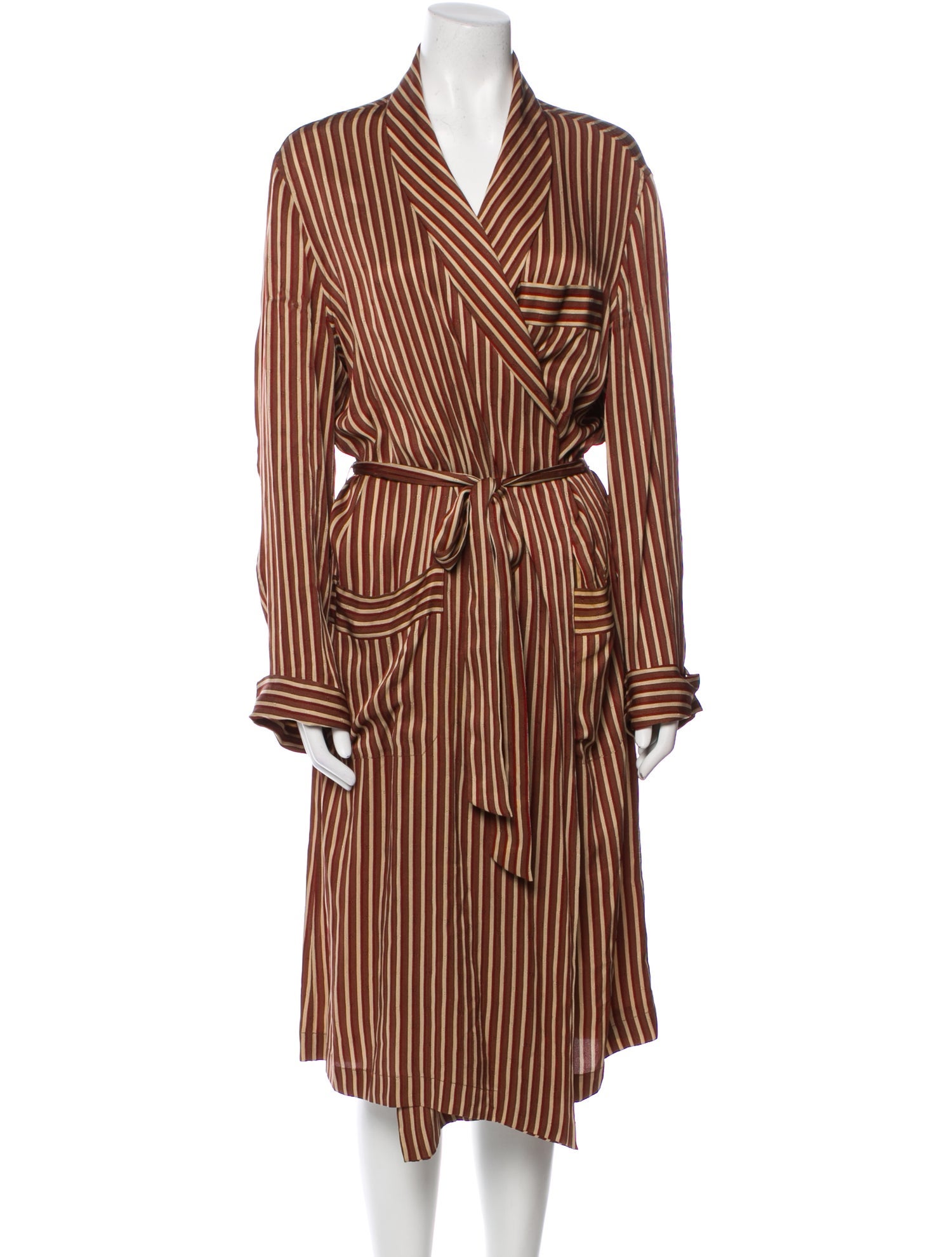Gucci Silk Striped Robe