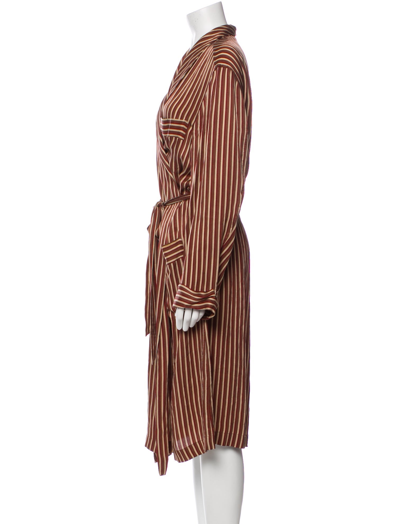 Gucci Silk Striped Robe