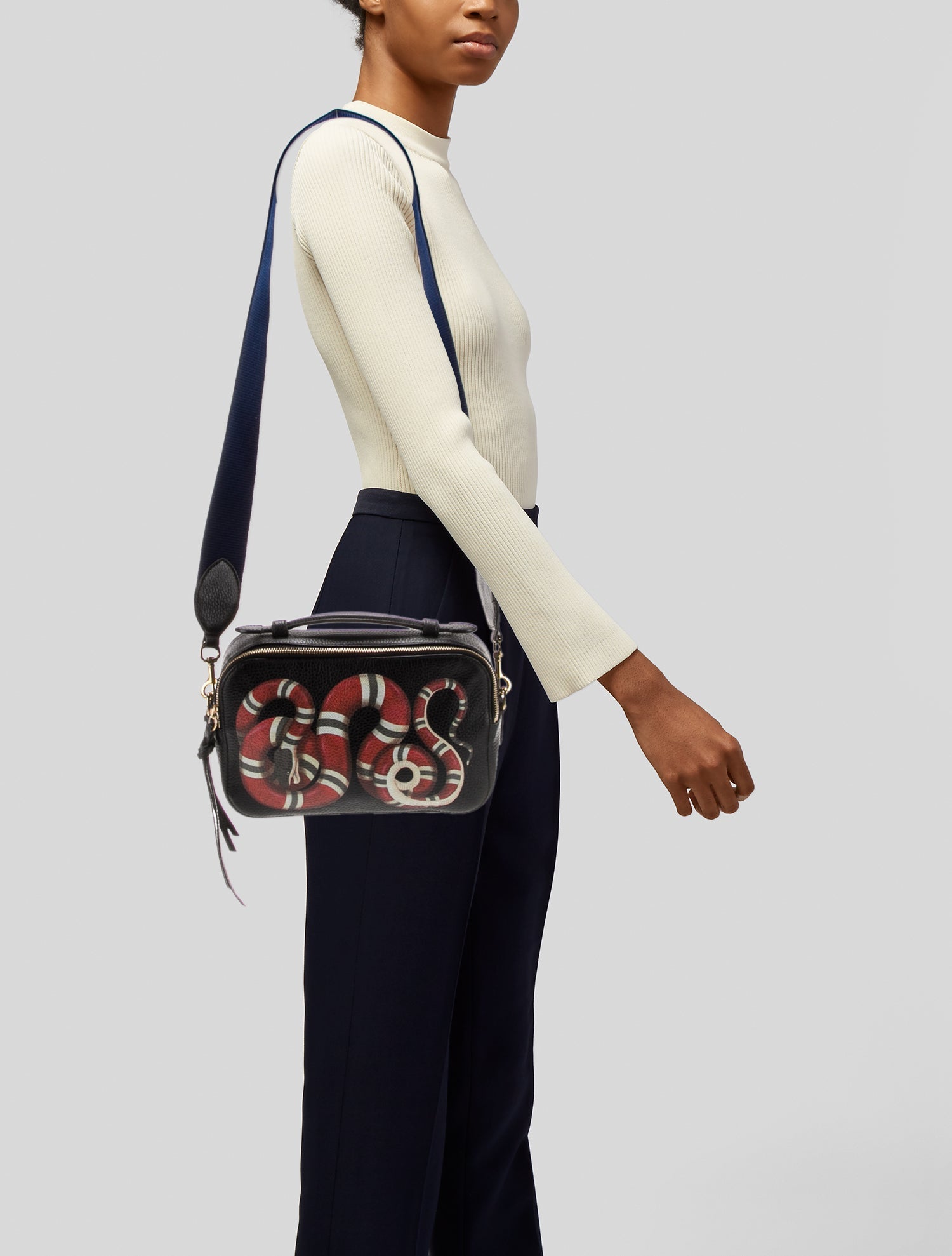 Gucci Kingsnake Top Handle Bag