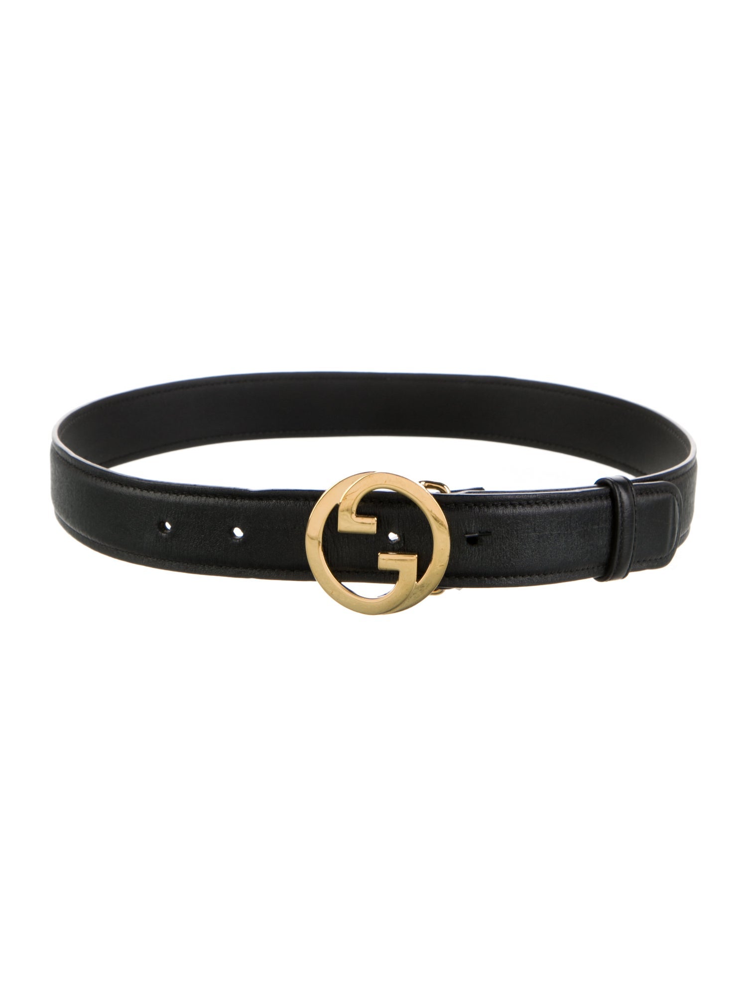 Gucci Interlocking G Logo Skinny Belt