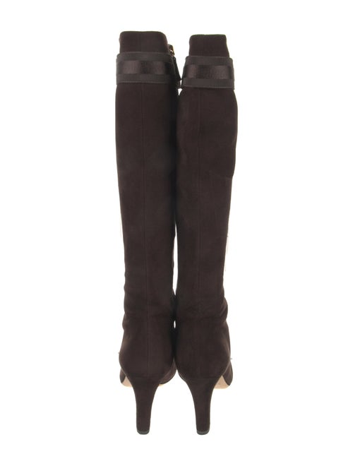 Gucci Interlocking G Logo Suede Boots