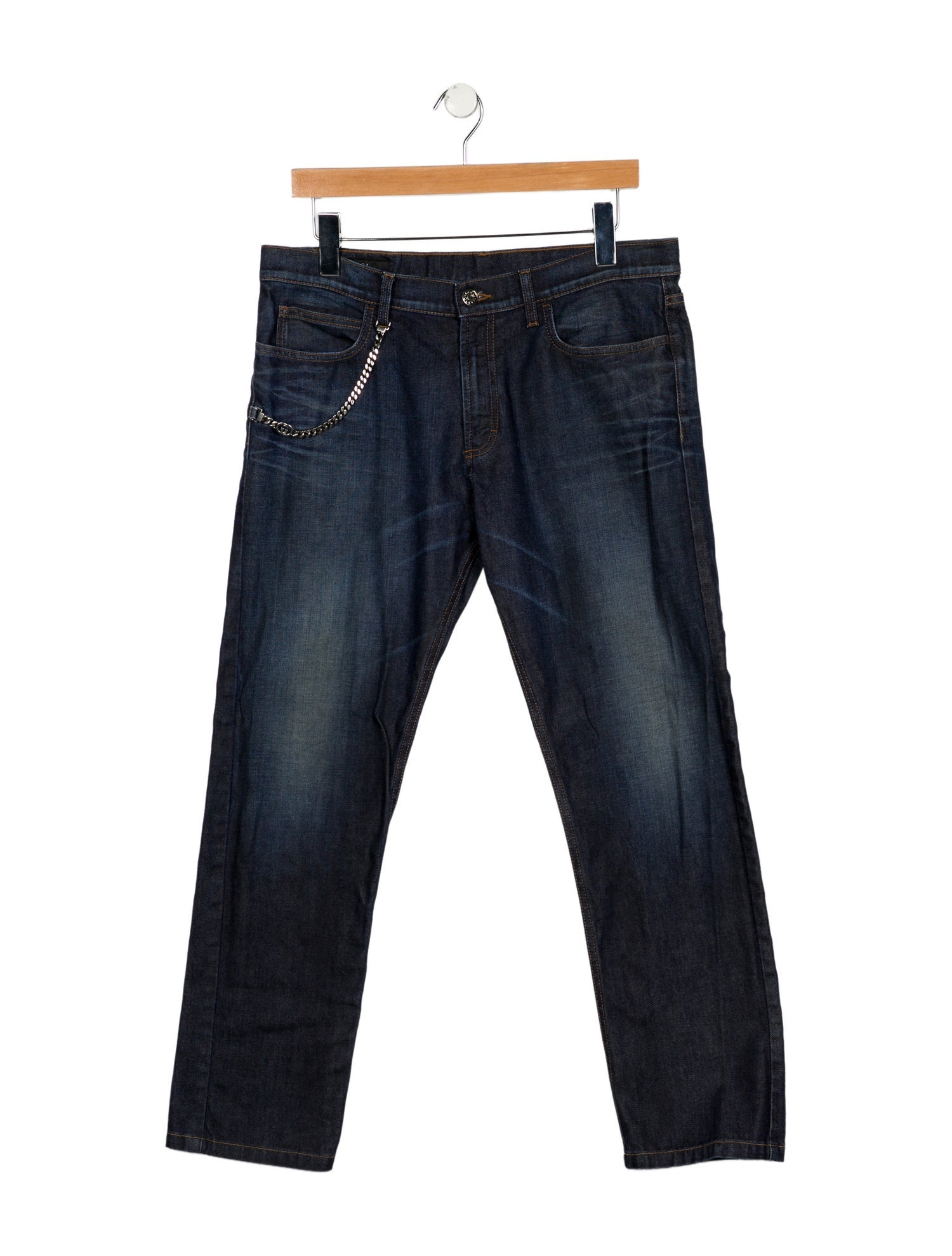 Gucci Mid-Rise Straight Leg Jeans