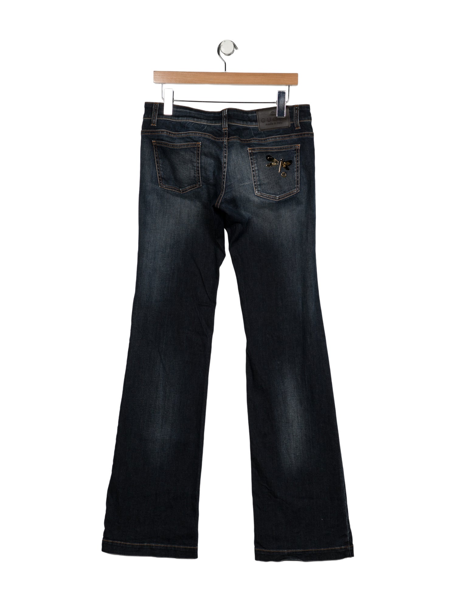 Gucci Mid-Rise Wide Leg Jeans