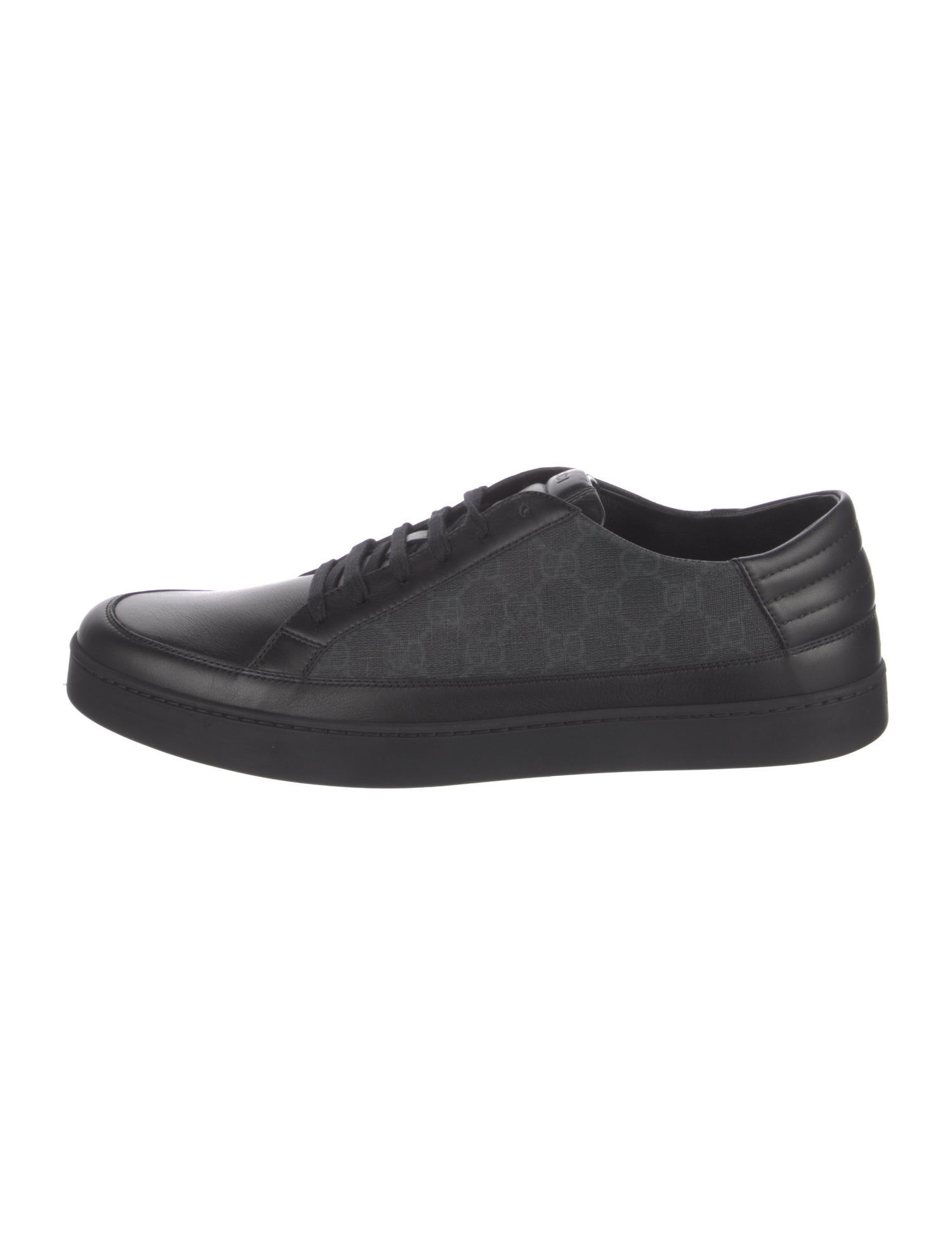 Gucci Leather Leather Trim Embellishment Sneakers