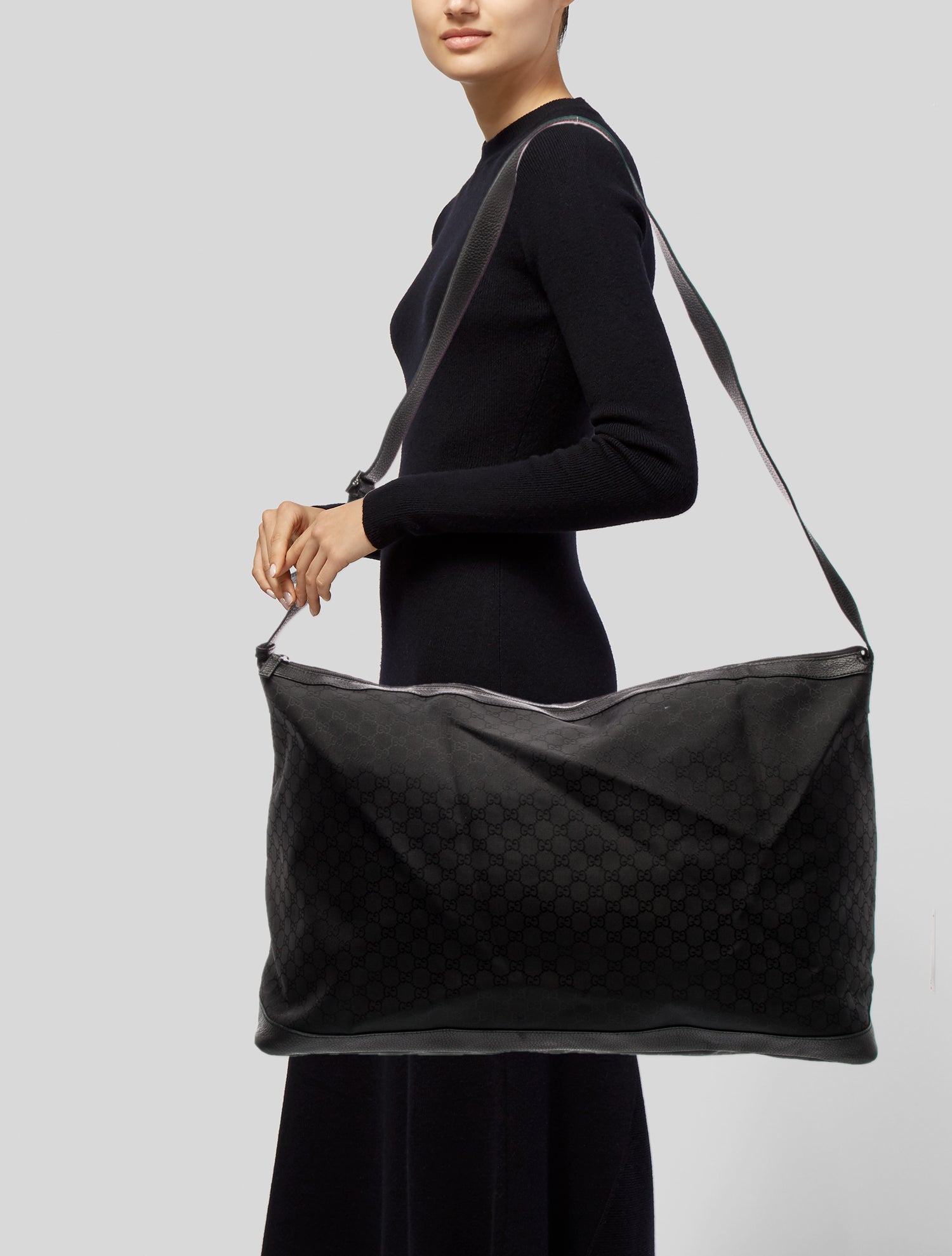 Gucci GG Nylon Messenger Bag