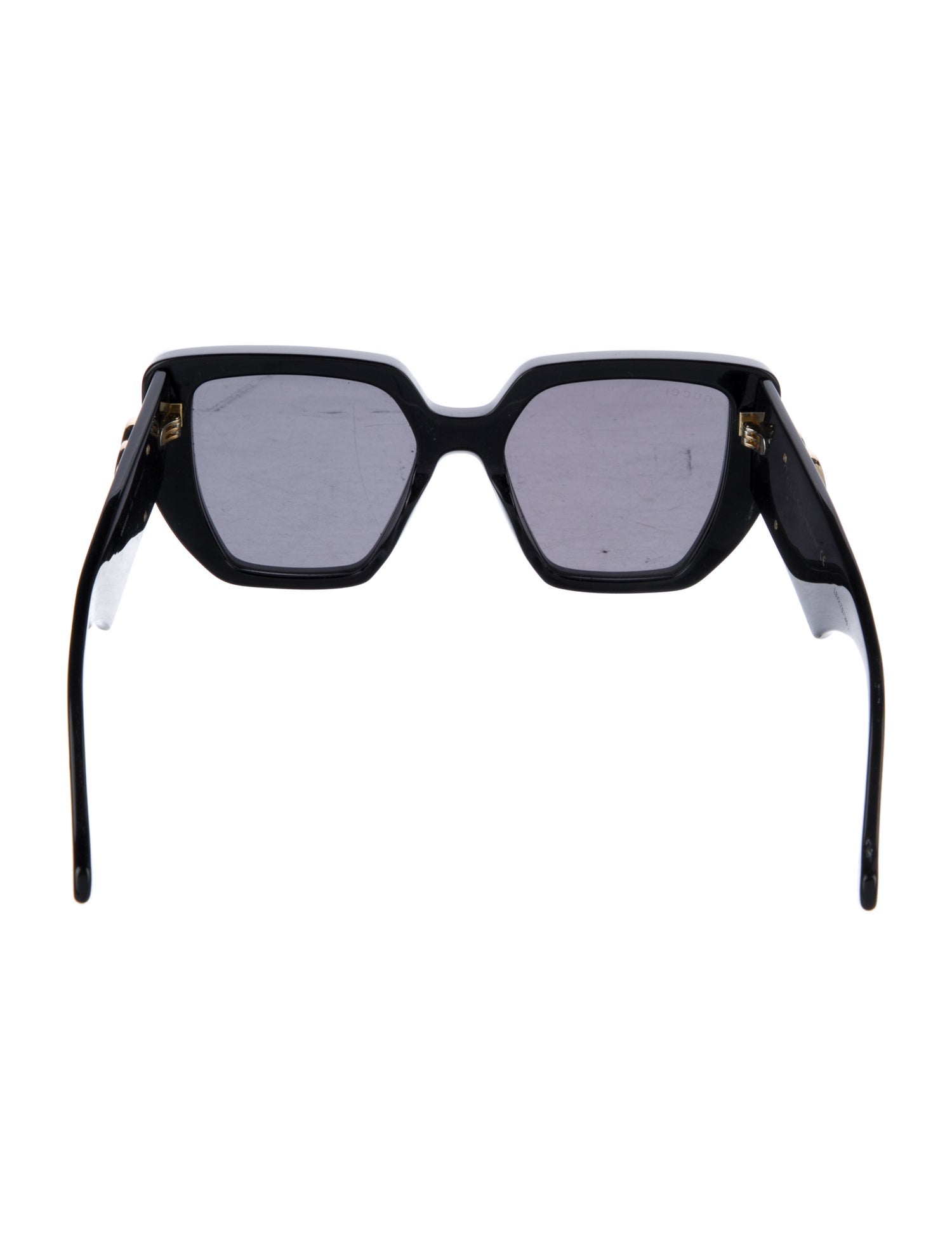 Gucci Double G Logo Square Sunglasses