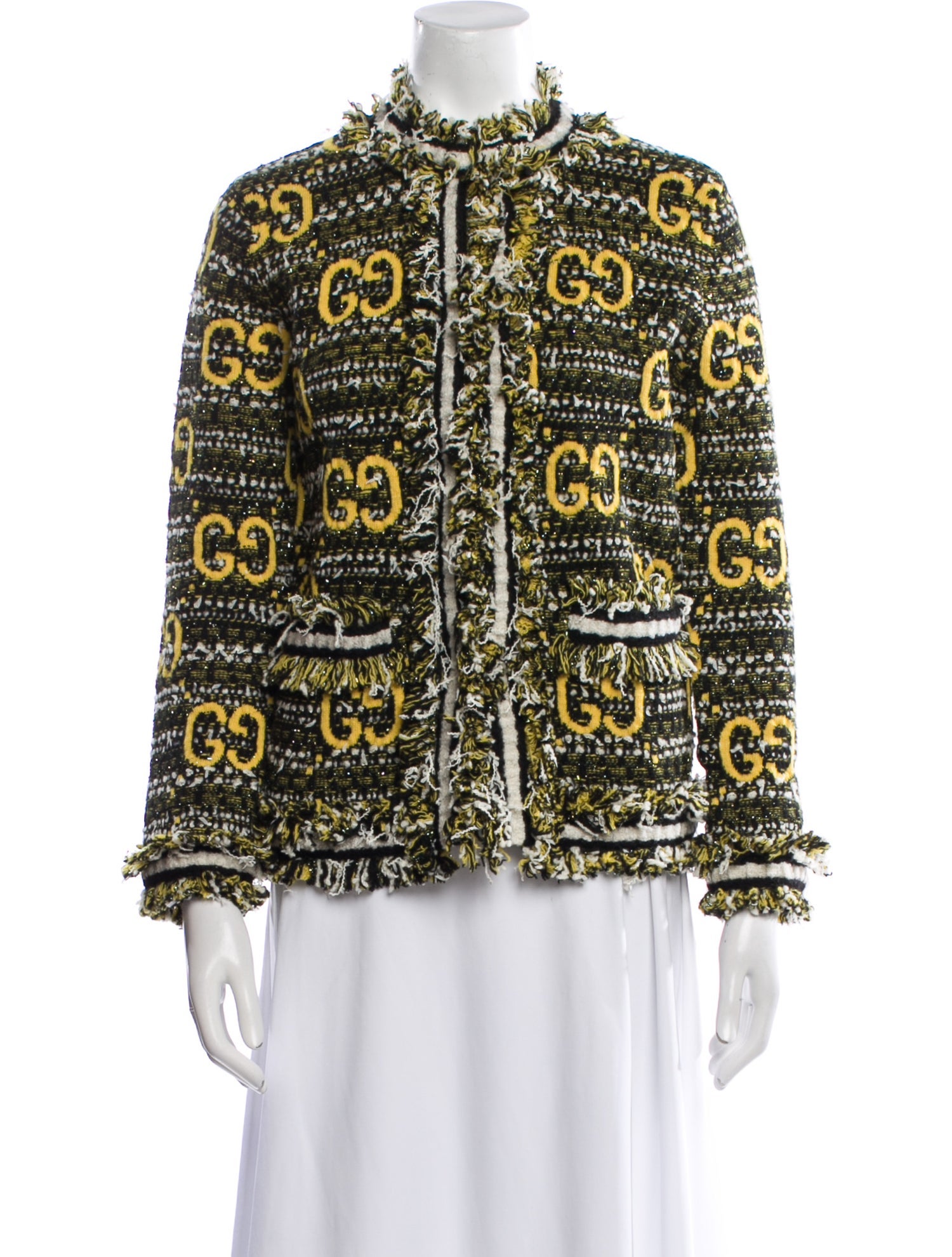 Gucci Wool Printed Evening Jacket