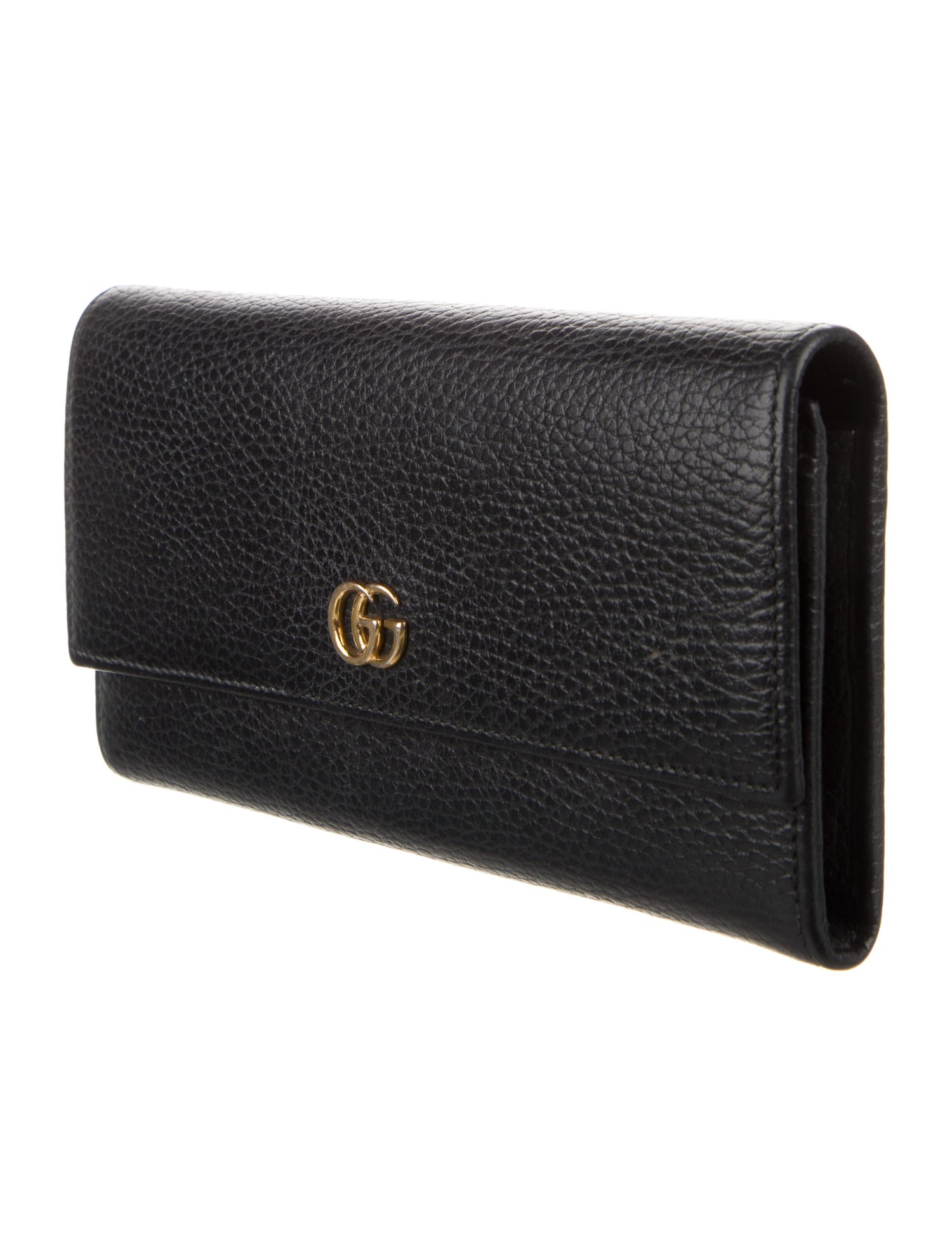 Gucci Marmont Double G Logo Trifold Wallet