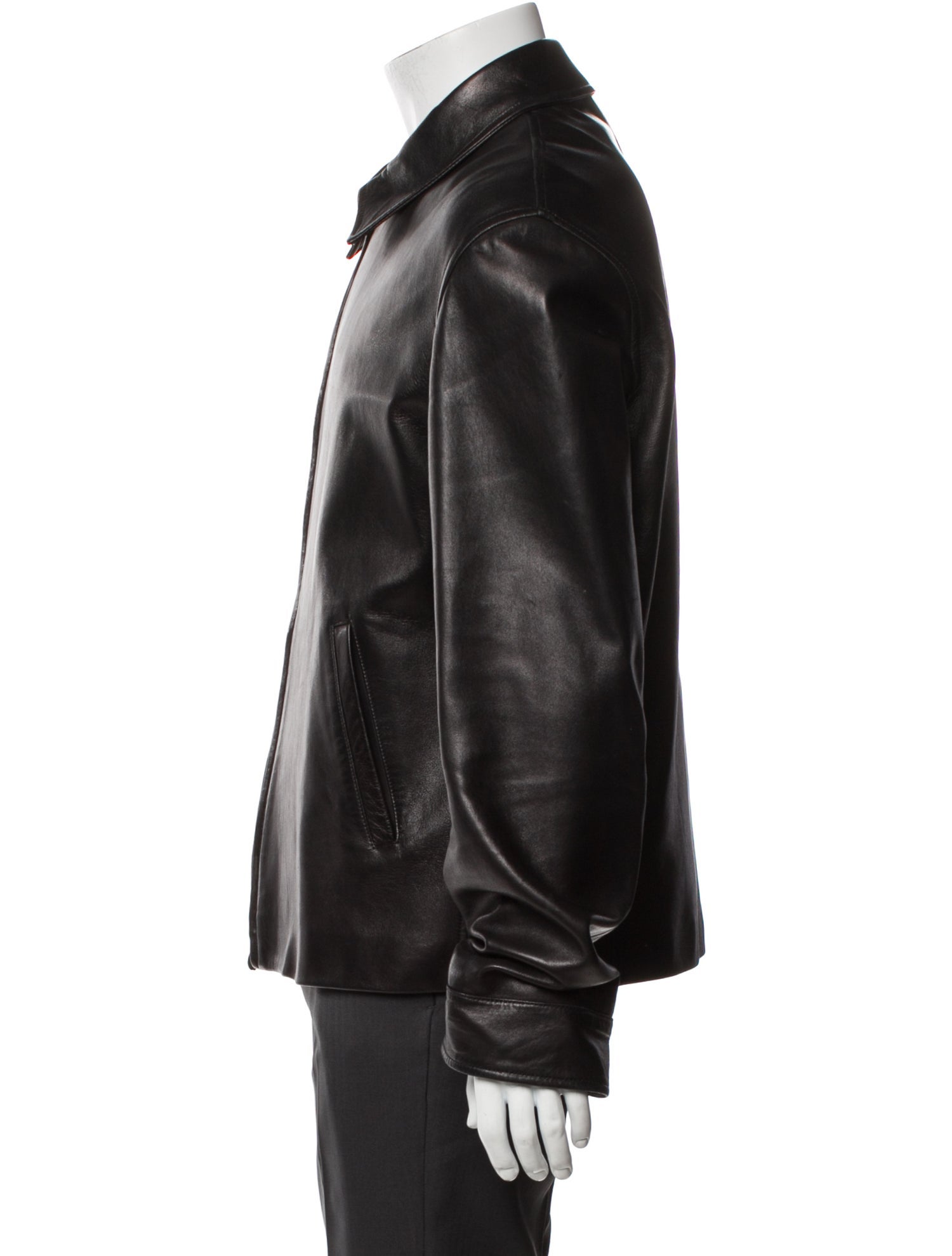 Gucci Vintage Leather Moto Jacket