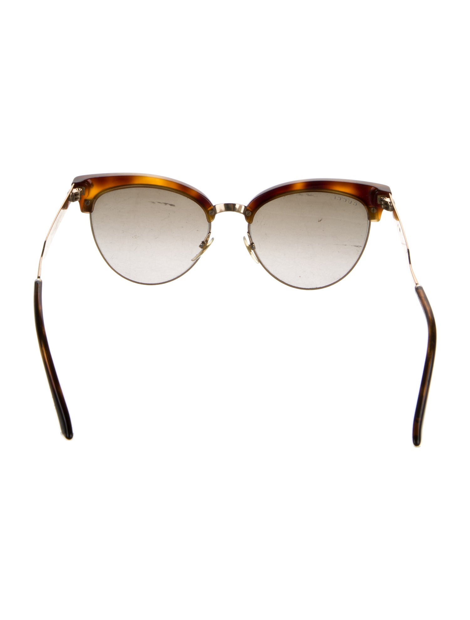 Gucci Interlocking G Logo Cat-Eye Sunglasses
