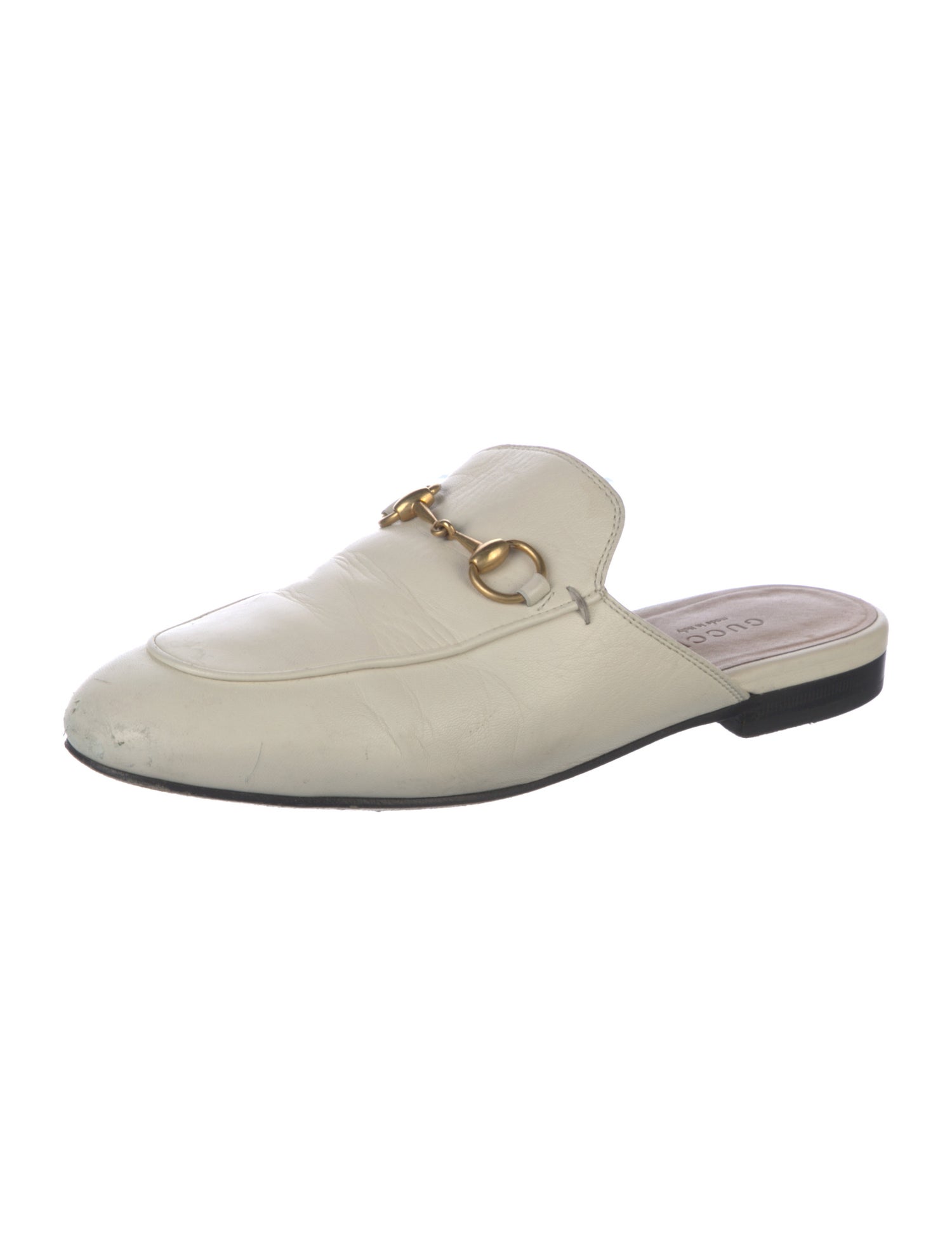 Gucci Horsebit Accent Leather Mules