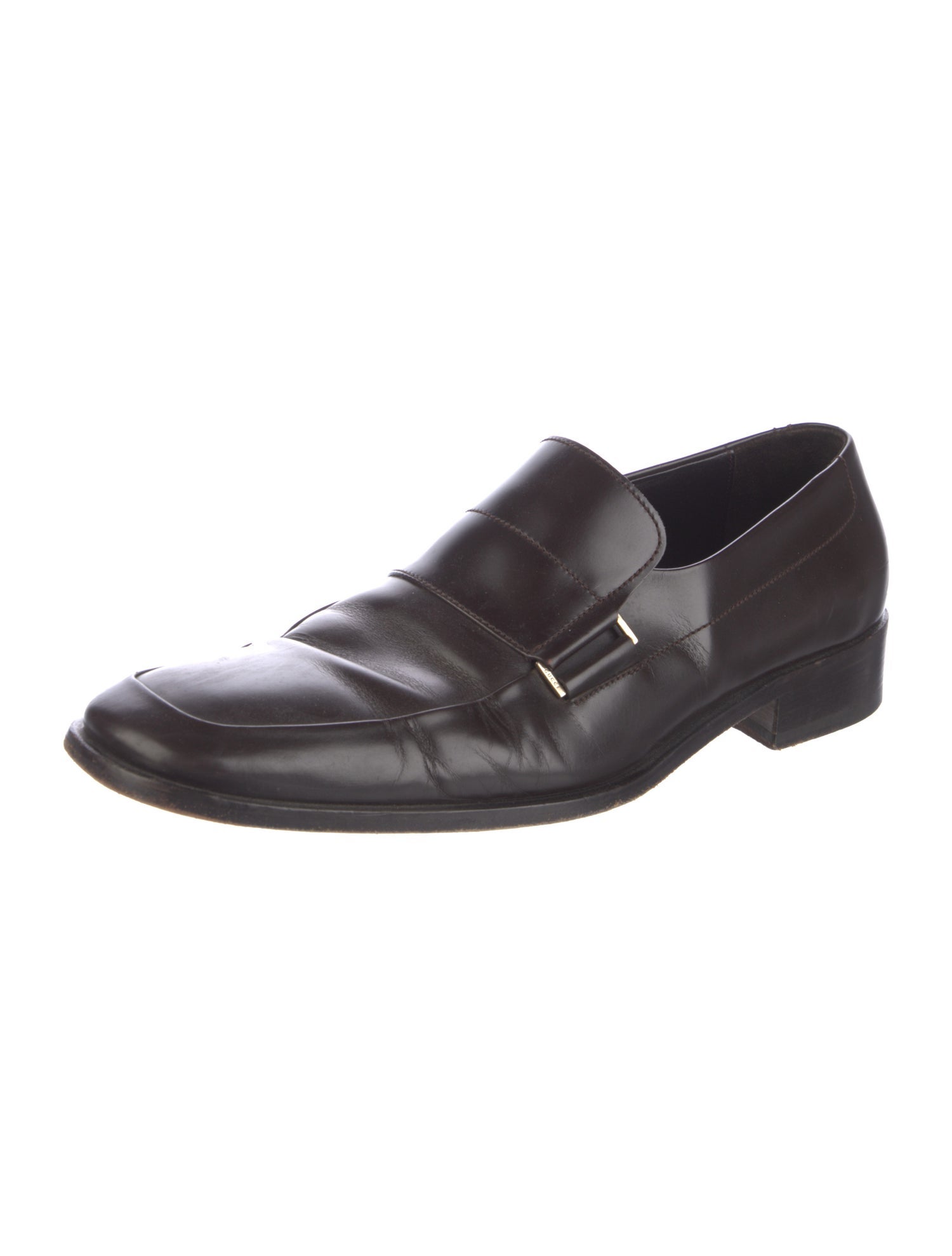 Gucci Leather Monk Straps
