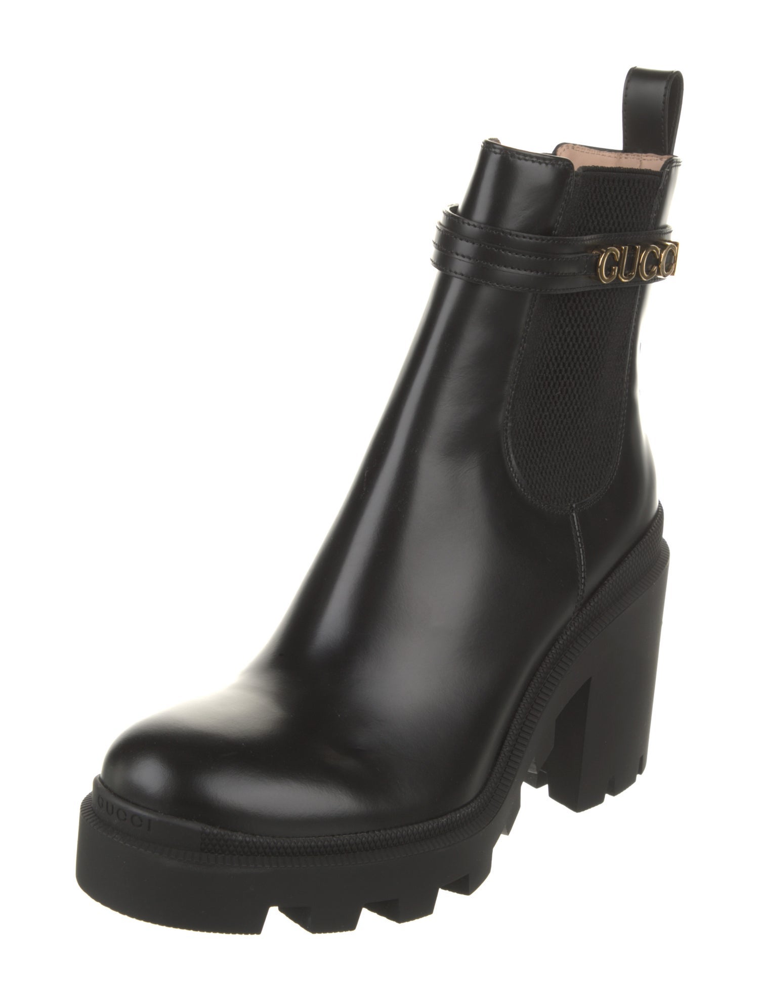 Gucci Leather Rain Boots