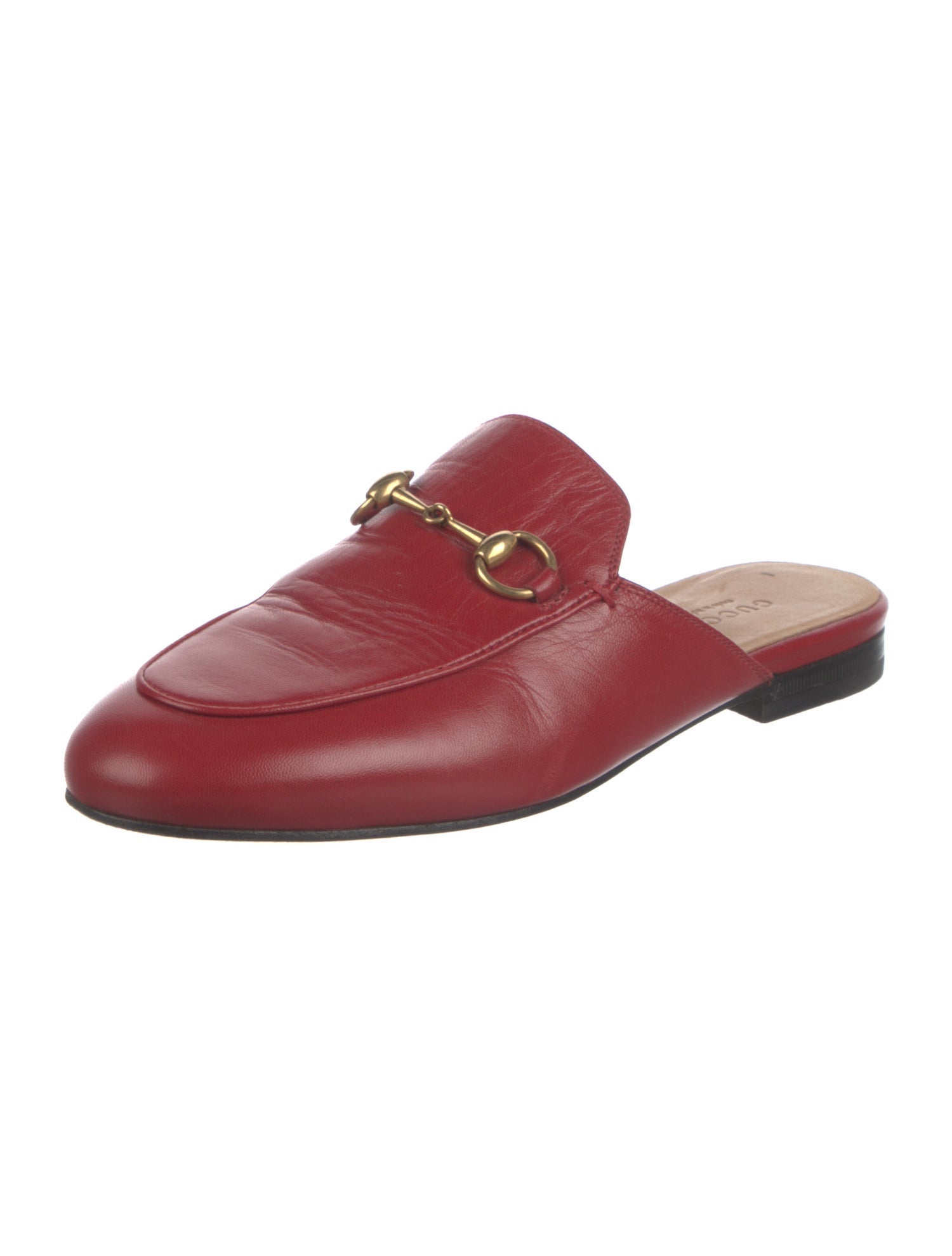 Gucci Horsebit Accent Leather Mules
