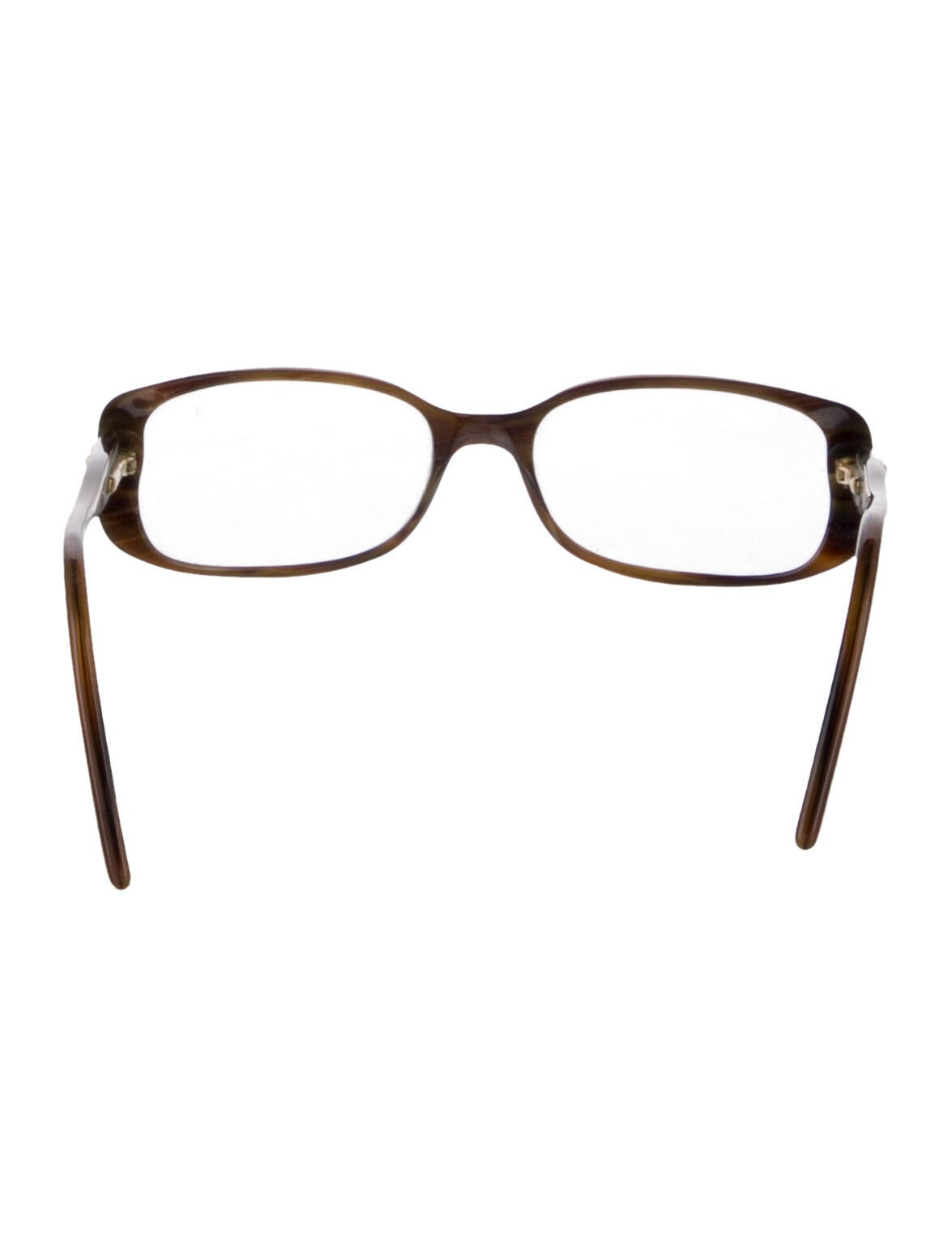 Gucci Double G Logo Square Eyeglasses