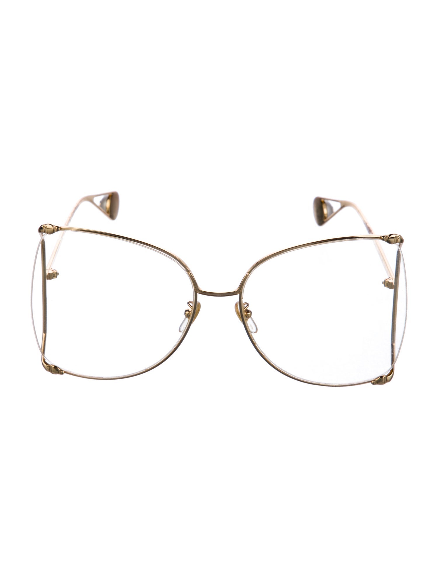 Gucci Interlocking G Logo Oversize Eyeglasses