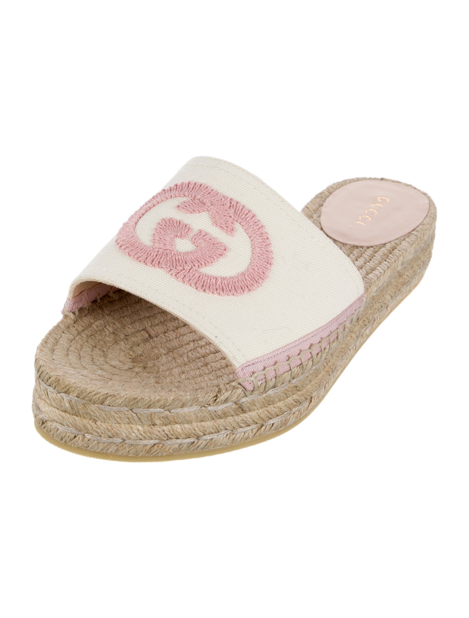 Gucci Interlocking G Logo Canvas Espadrilles