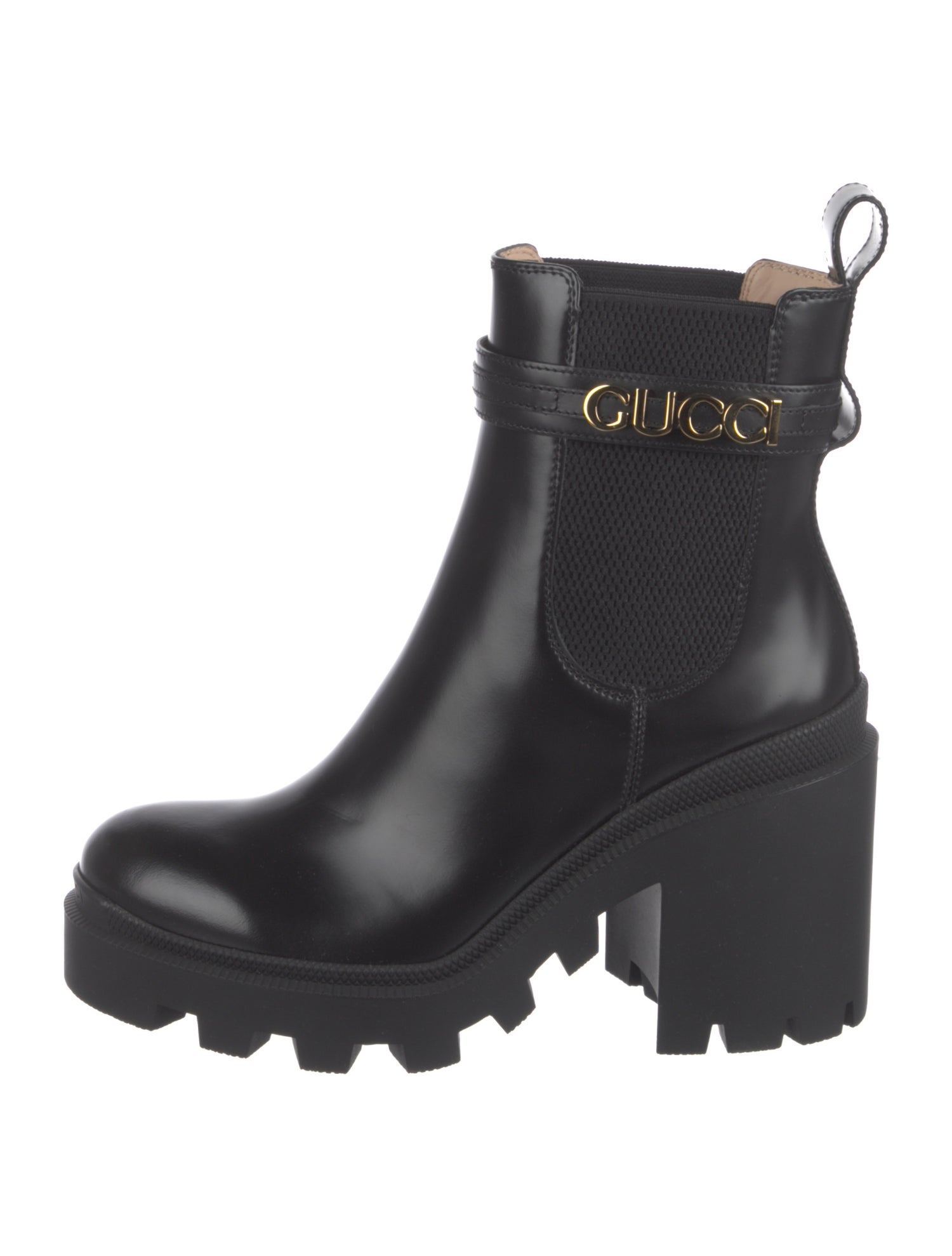 Gucci Leather Chelsea Boots