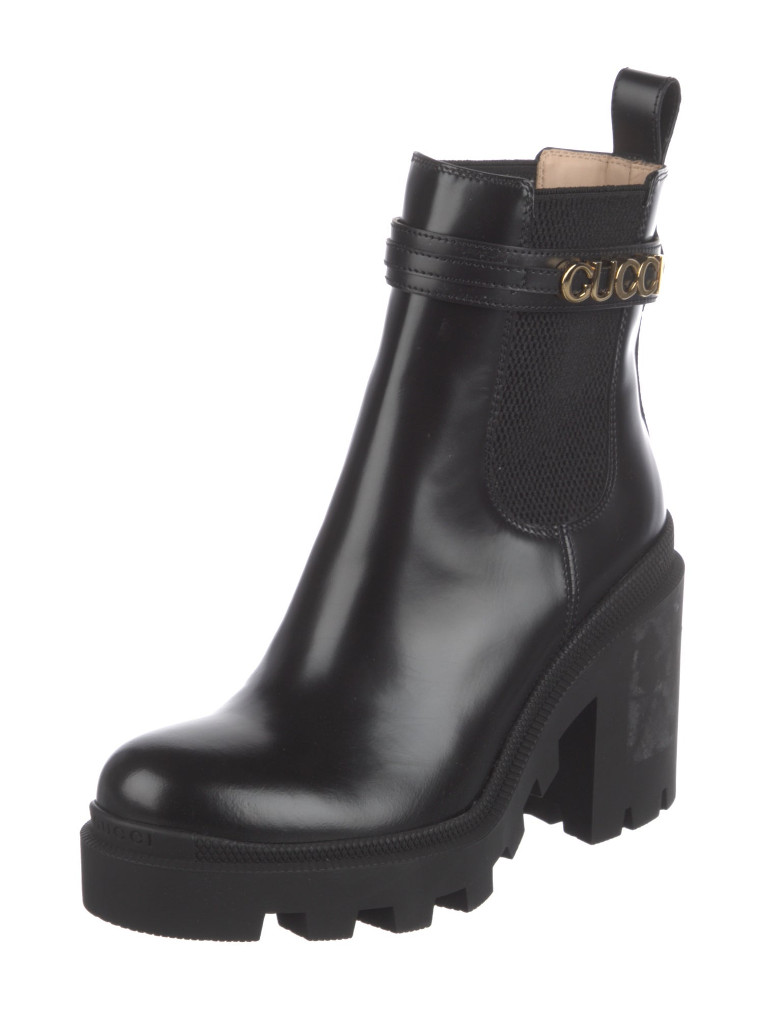 Gucci Leather Rain Boots