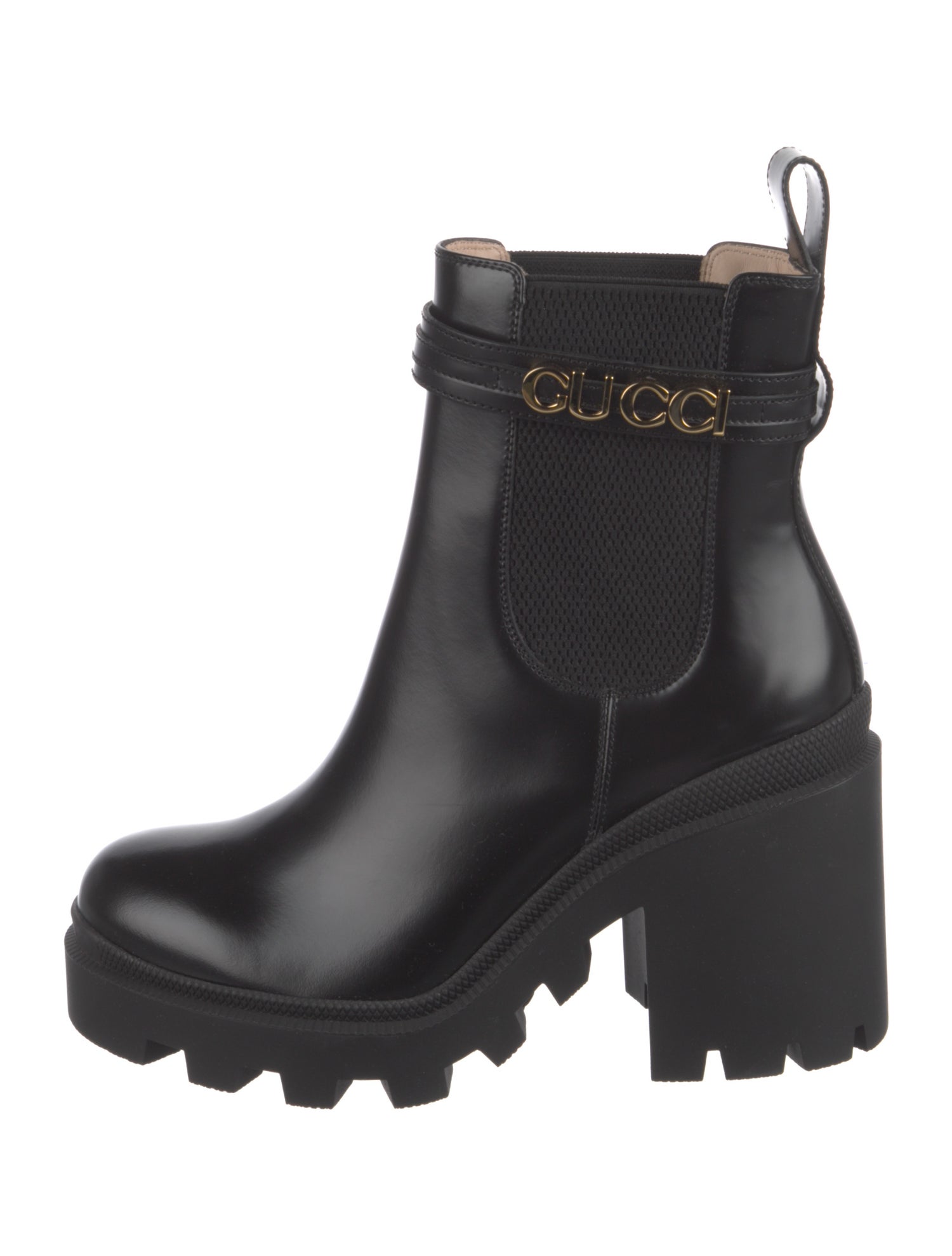 Gucci Leather Rain Boots