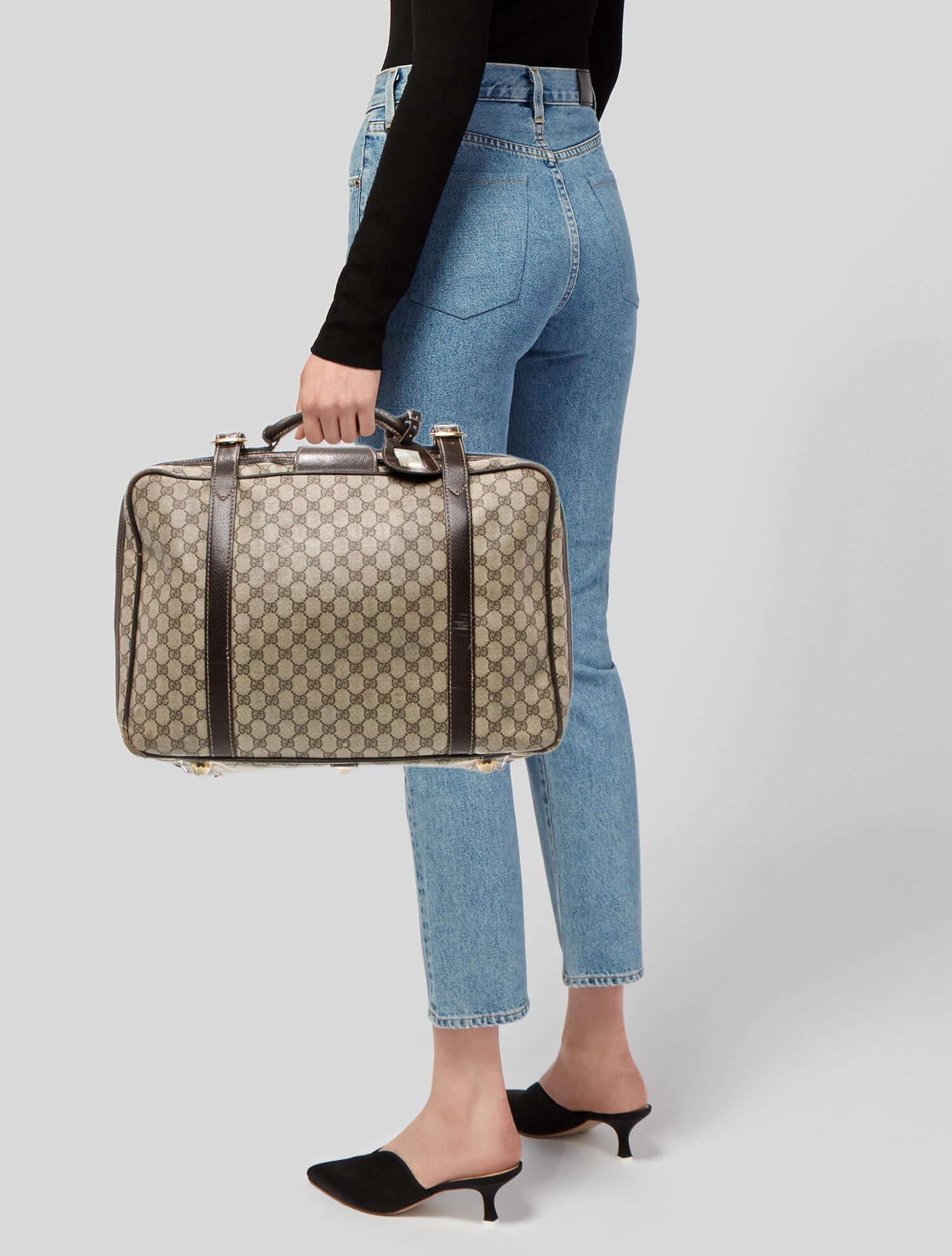 Gucci GG Supreme Suitcase Vintage
