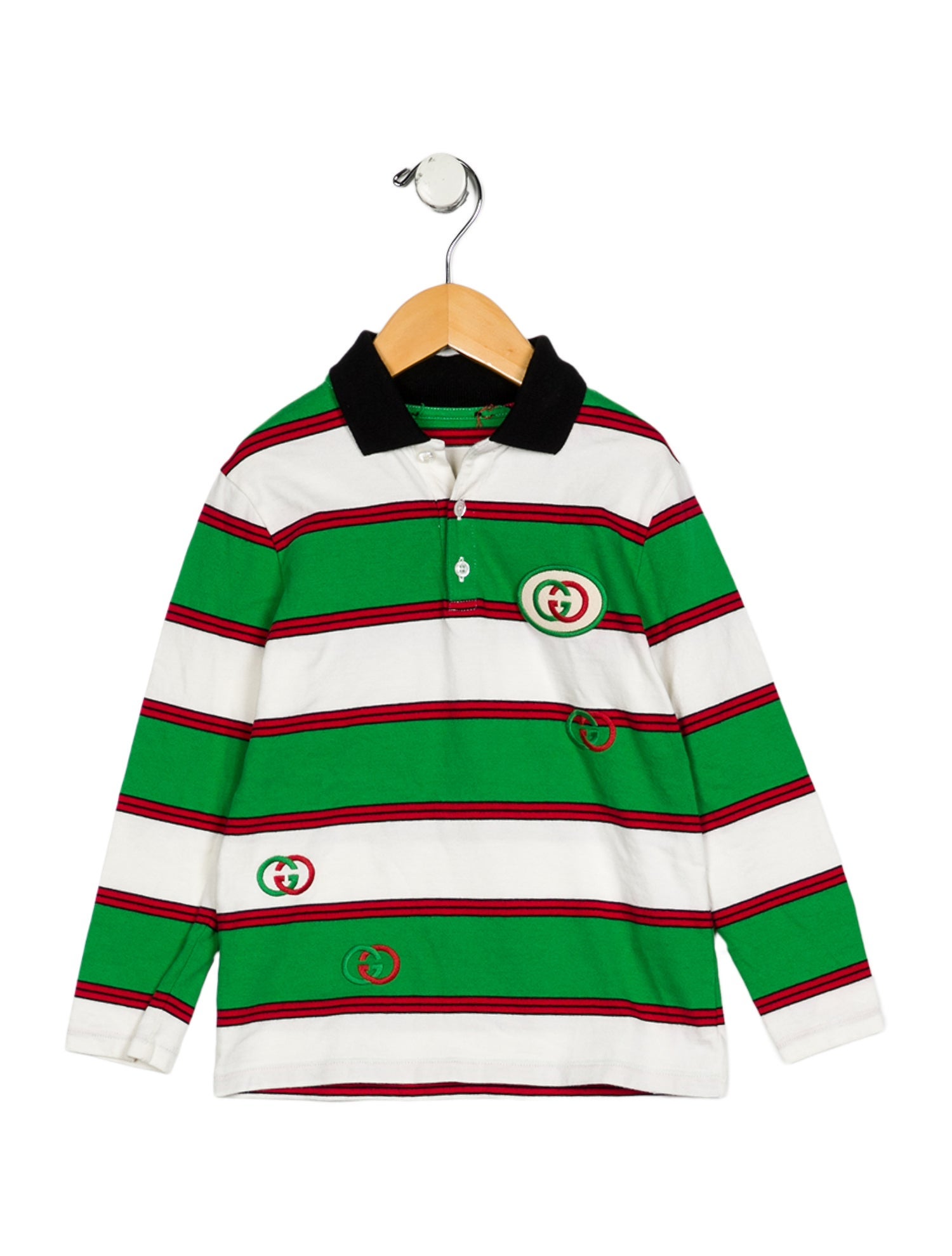 Gucci Boy's long sleeve polo