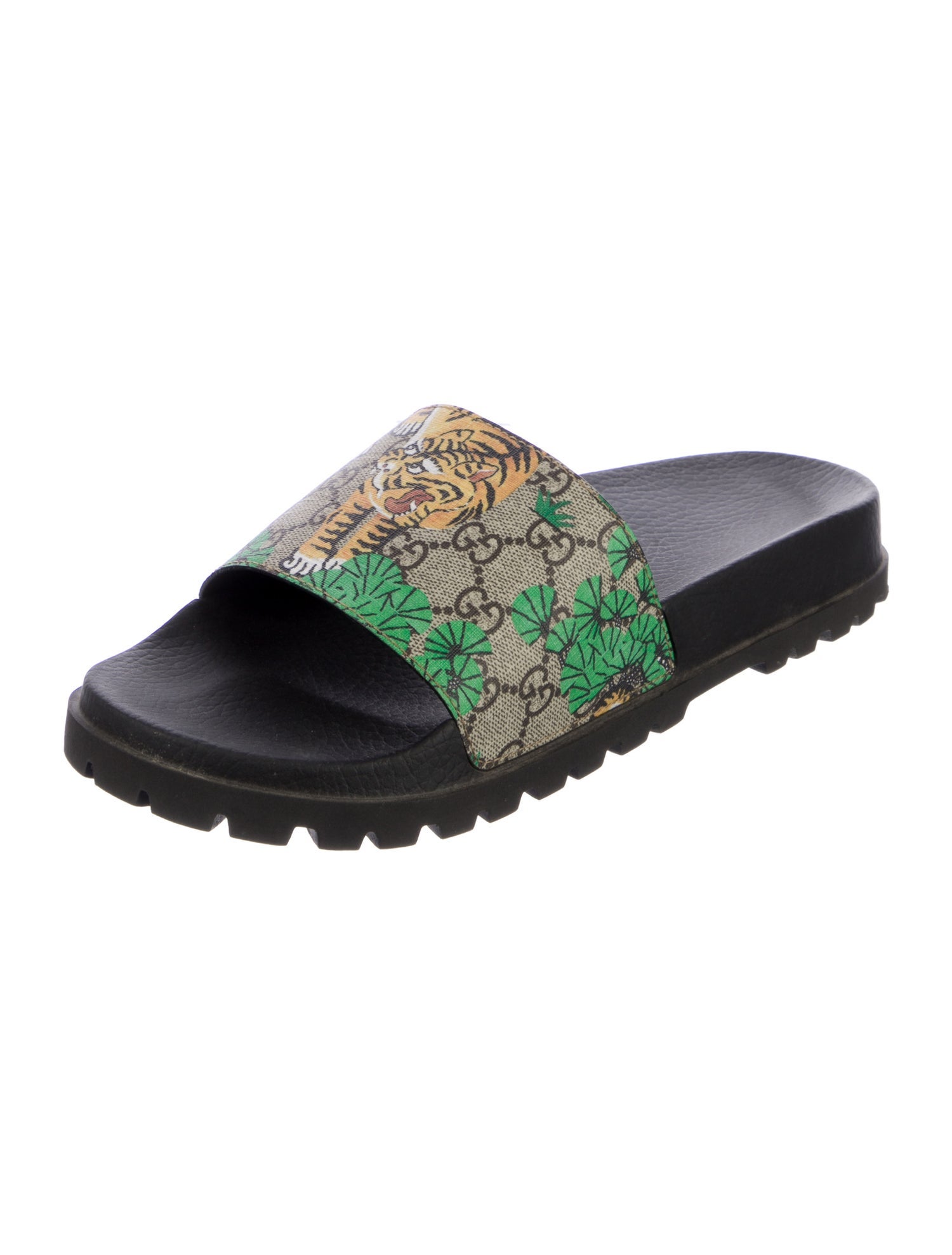 Gucci Bengal Print Printed Slides