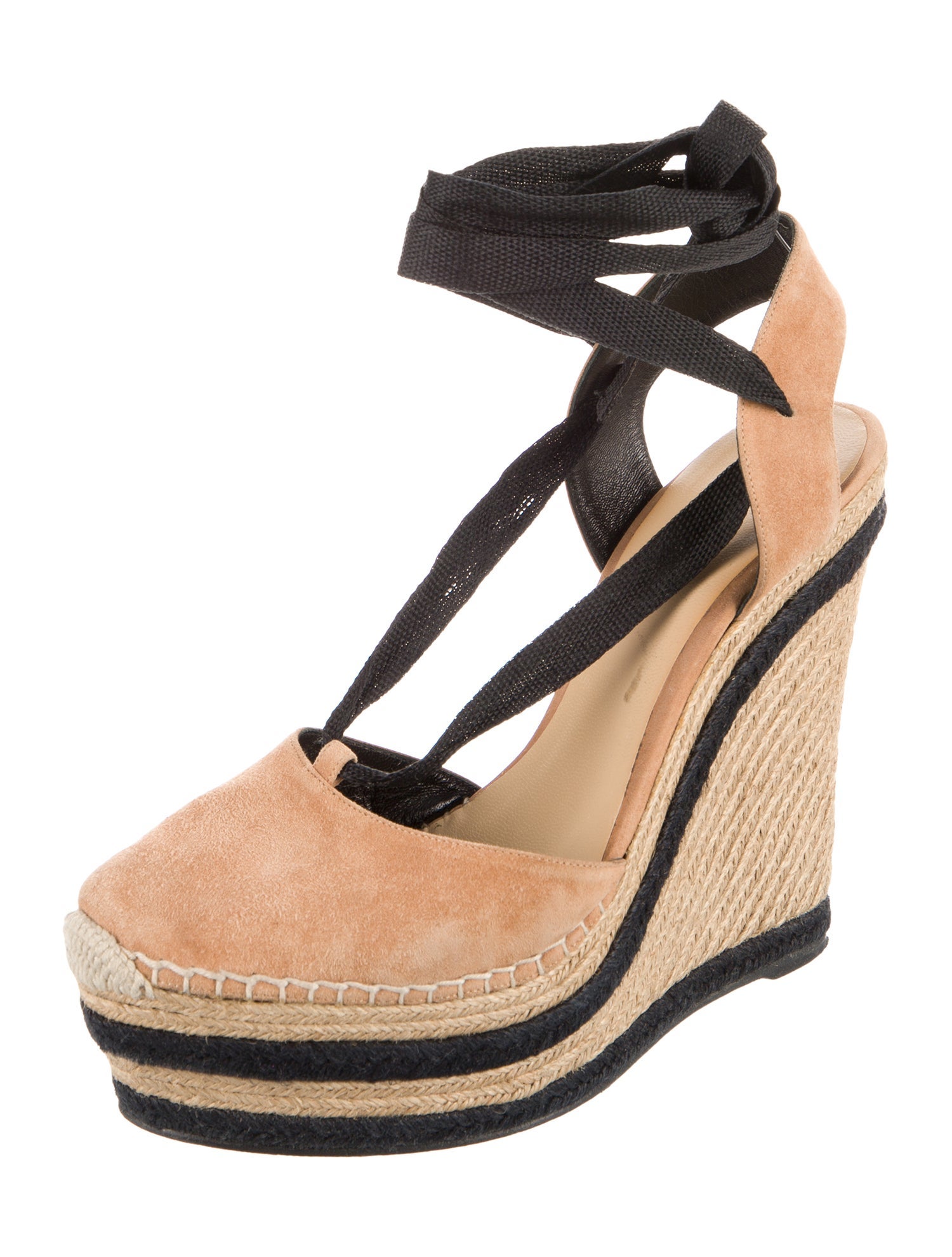 Gucci Suede Colorblock Pattern Pumps