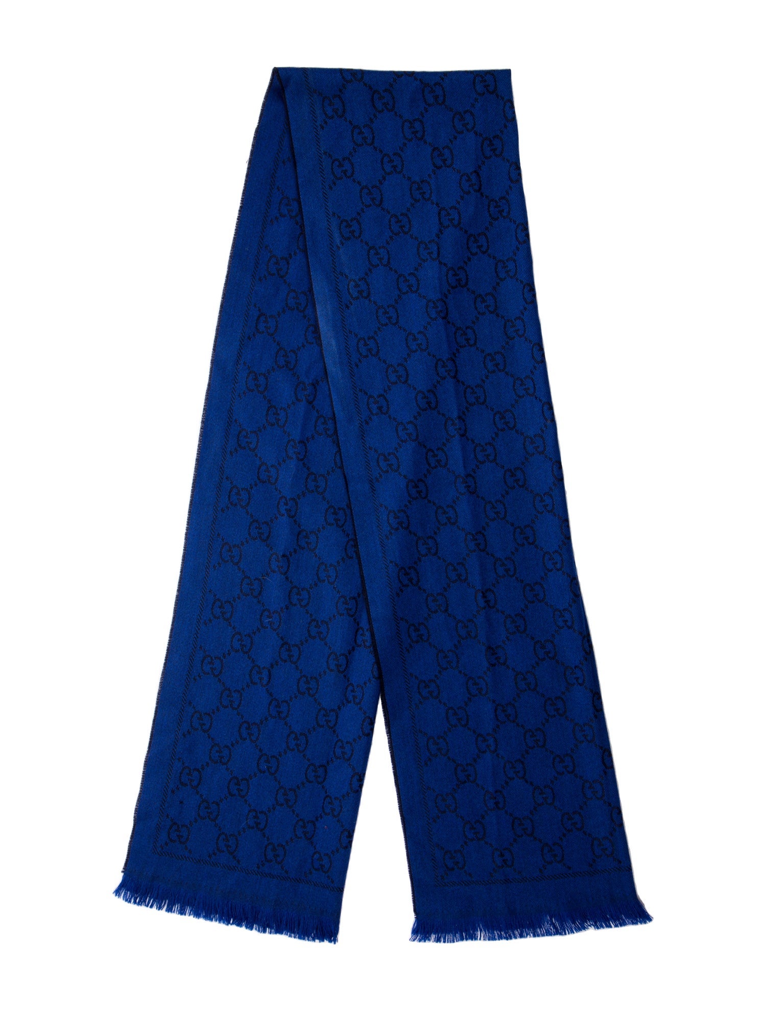 Gucci Wool GG Logo Scarf