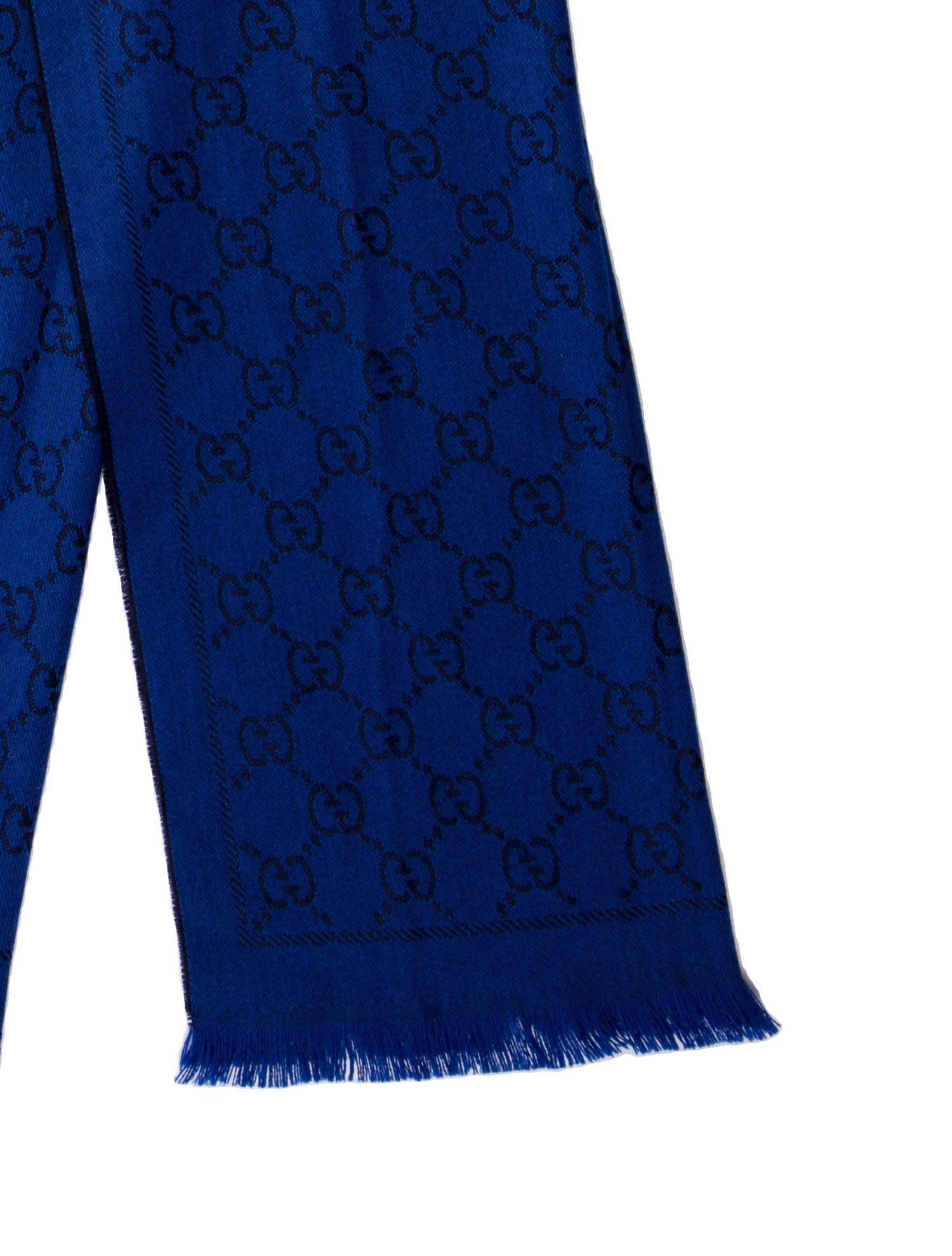 Gucci Wool GG Logo Scarf