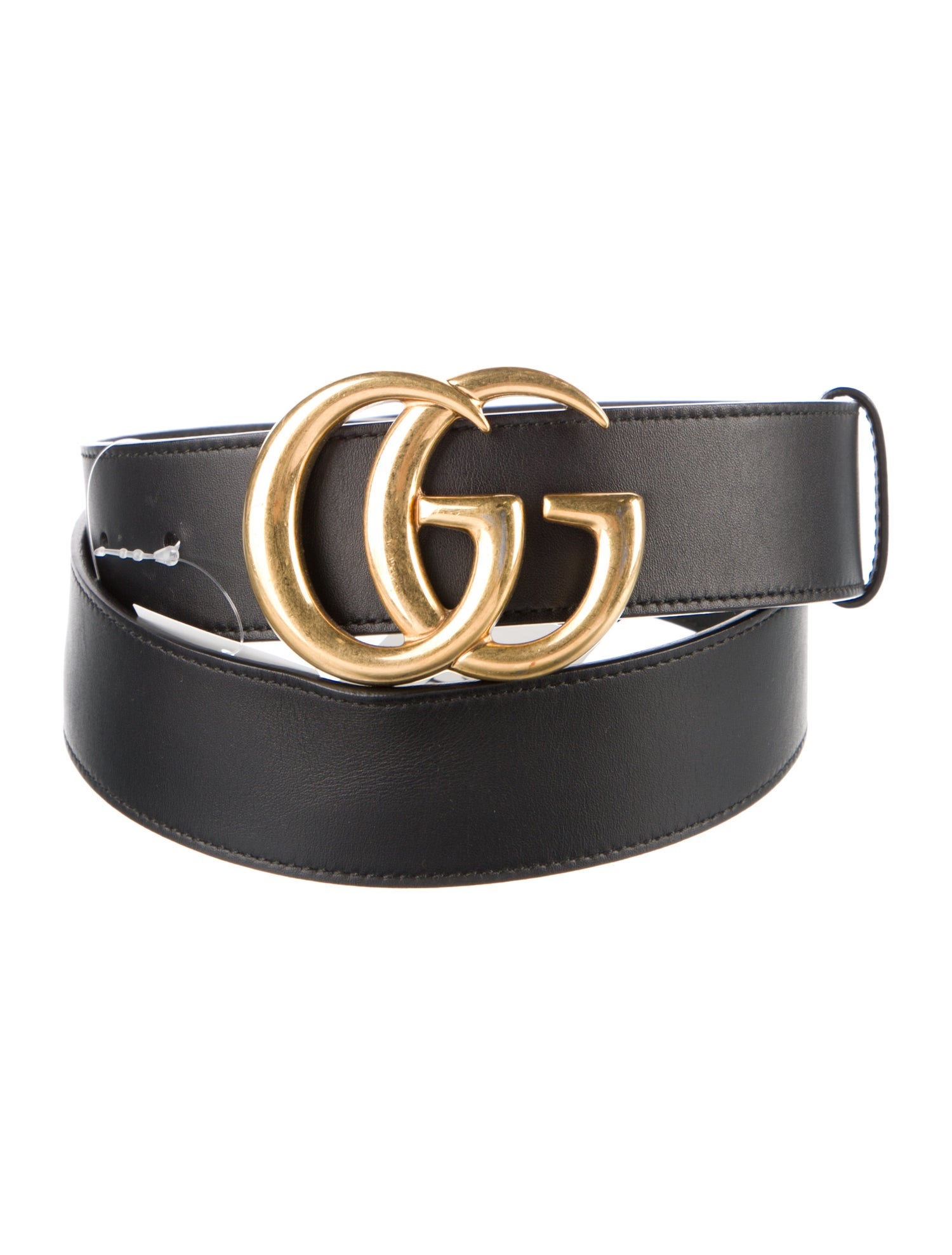 Gucci GG Marmont Wide Belt Double G Logo Belt