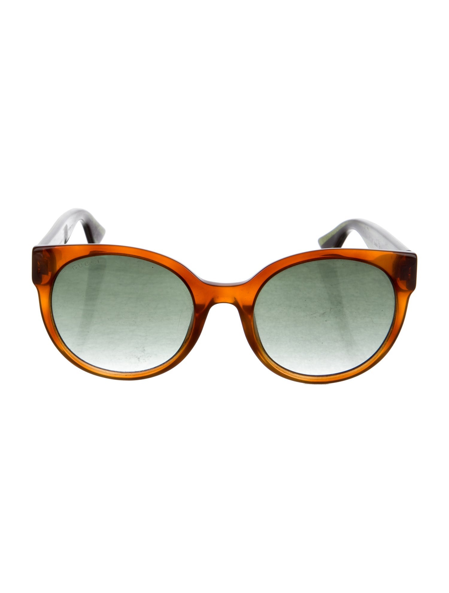 Gucci Sylvie Web Accent Cat-Eye Sunglasses
