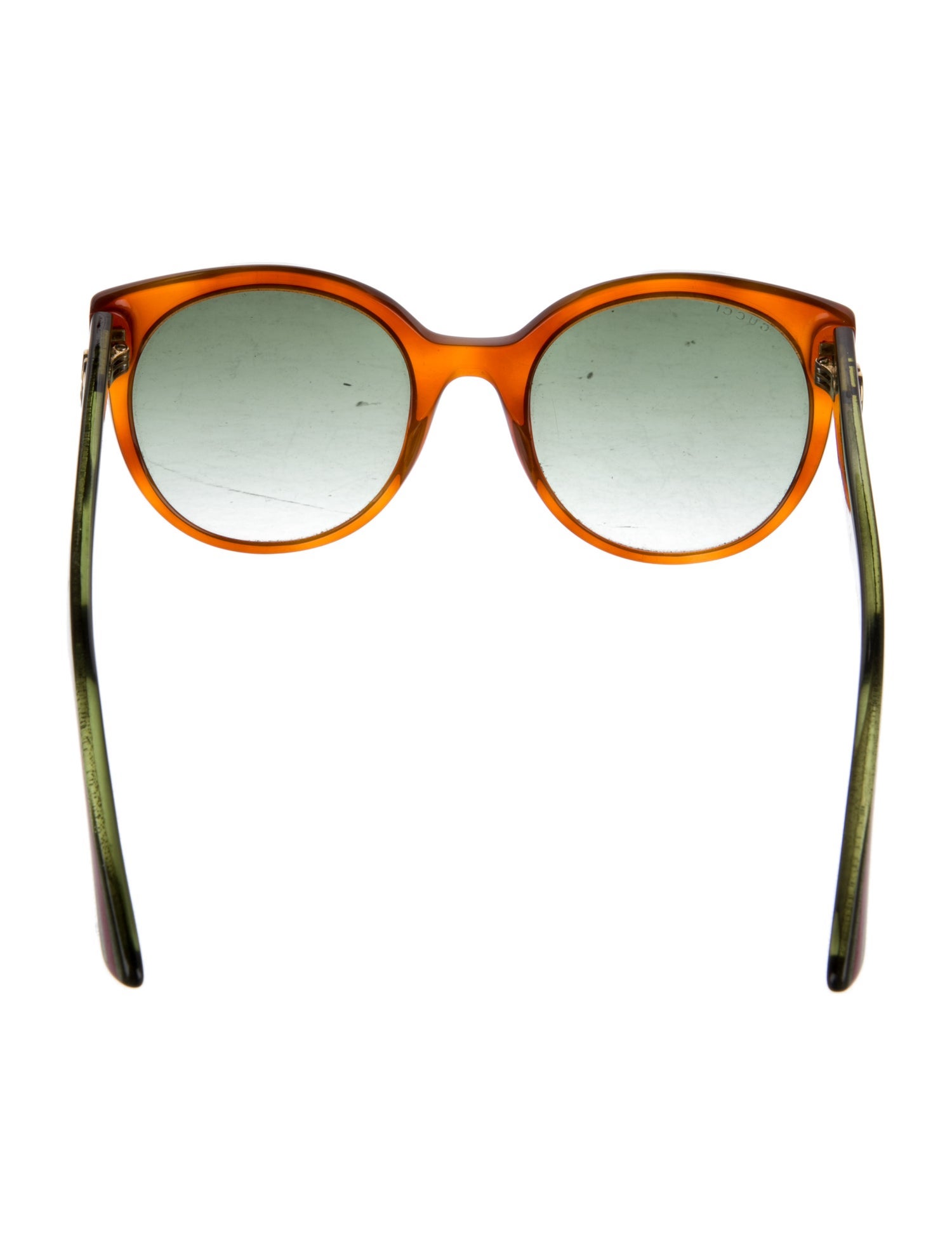 Gucci Sylvie Web Accent Cat-Eye Sunglasses