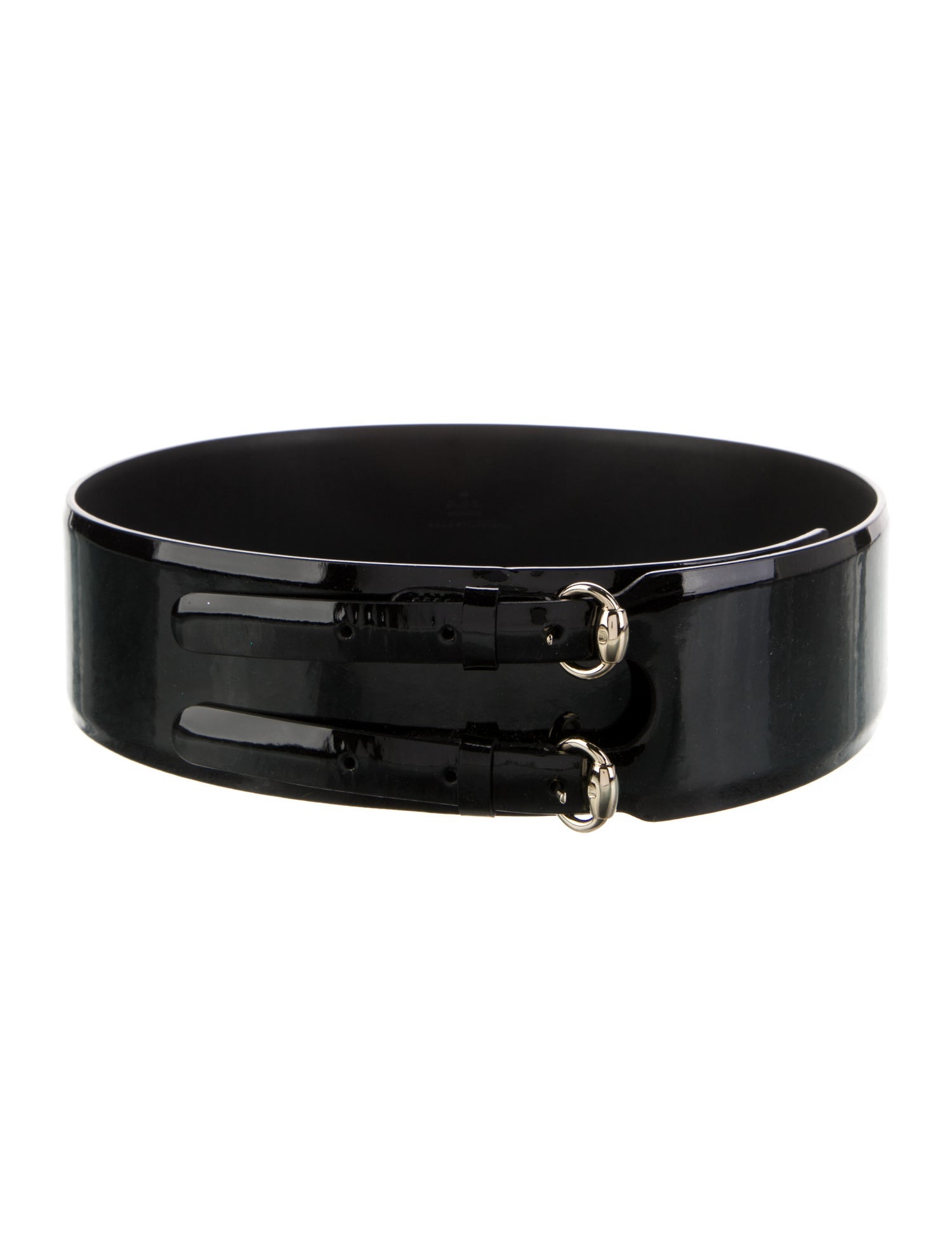 Gucci Wide Patent Leather Belt