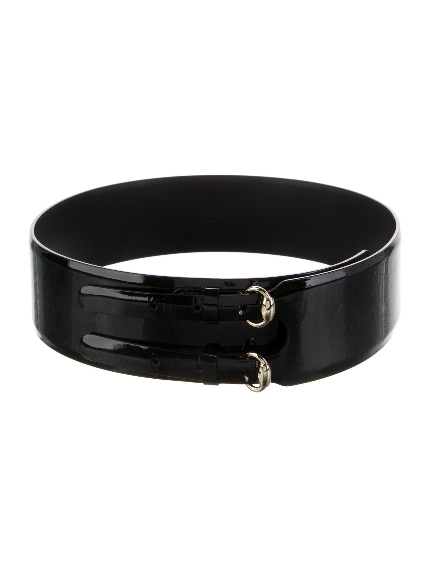 Gucci Wide Patent Leather Belt